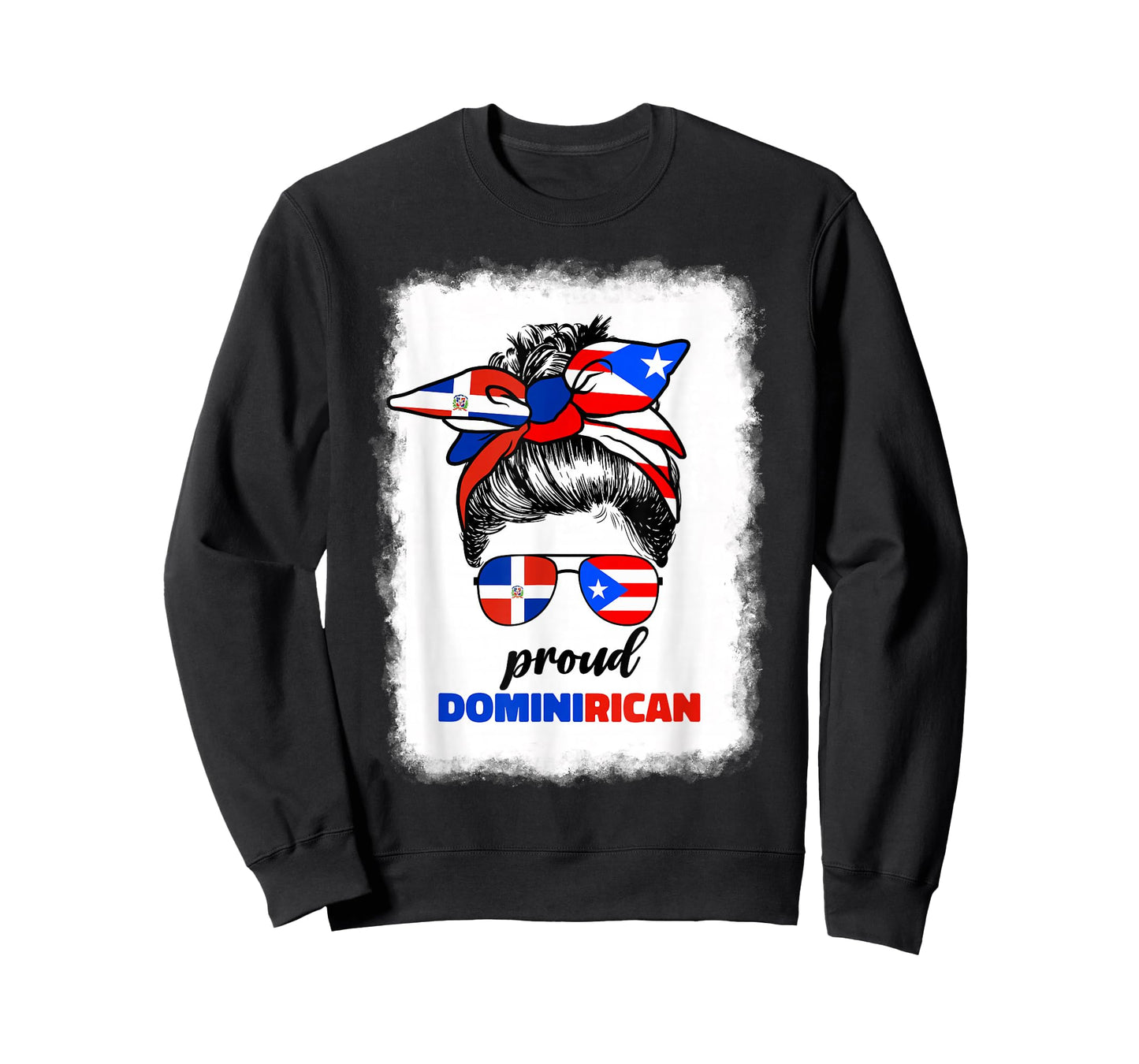 Half Dominican And Puerto Rican Rico Flag DominiRican Girl T-Shirt