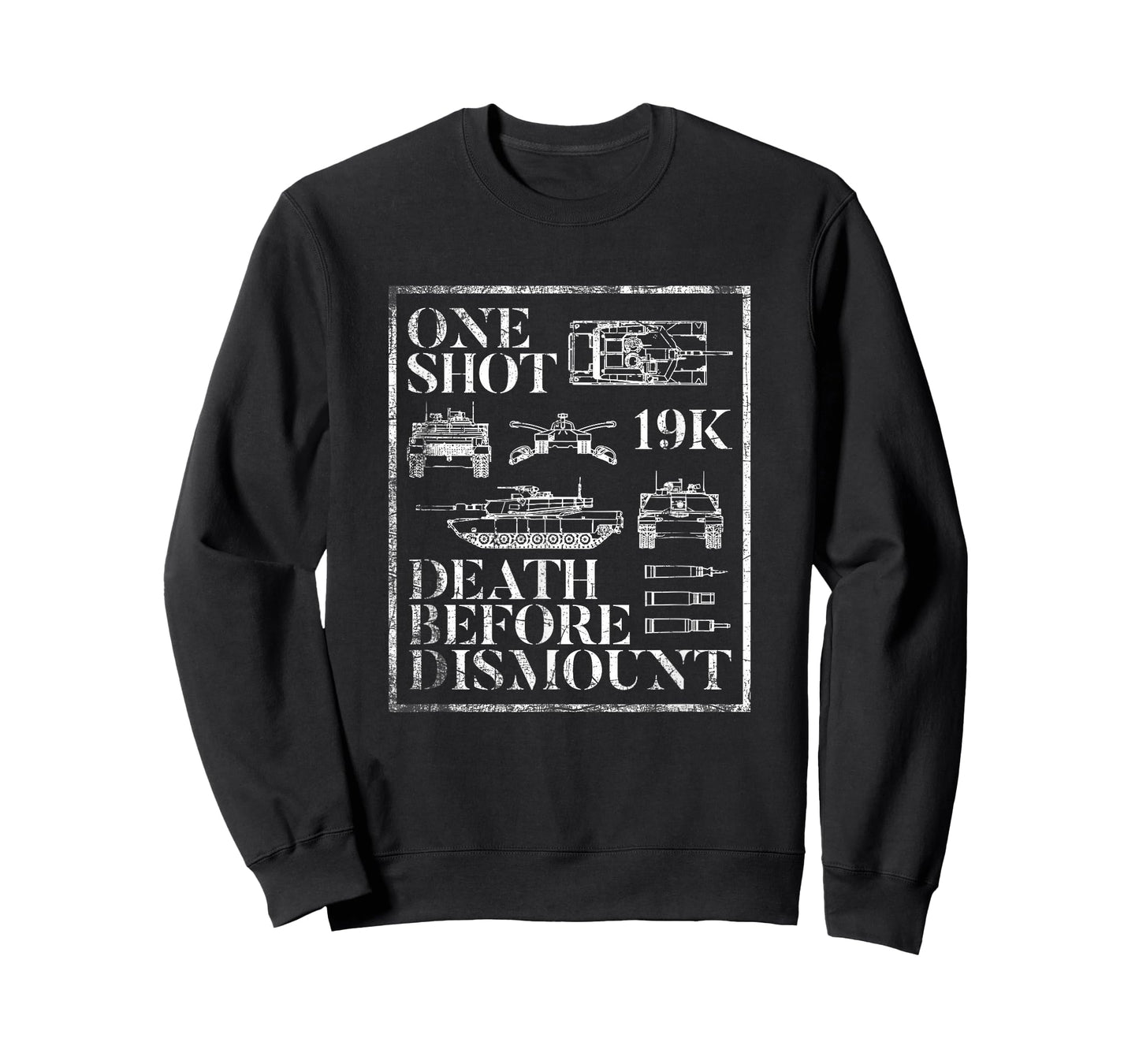 Army Tanker 19K 19 Kilo Tank Death Before Dismount M1A1 M1A2 T-Shirt