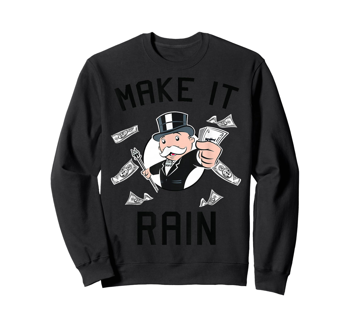 Monopoly Man Make It Rain Vintage Logo T-Shirt