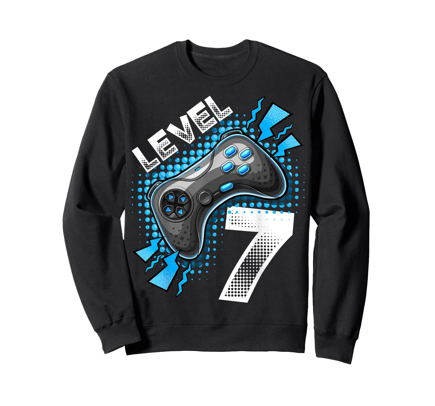 Level 7 Video Game Controller 7th Birthday Gamer Gift Boys T-Shirt