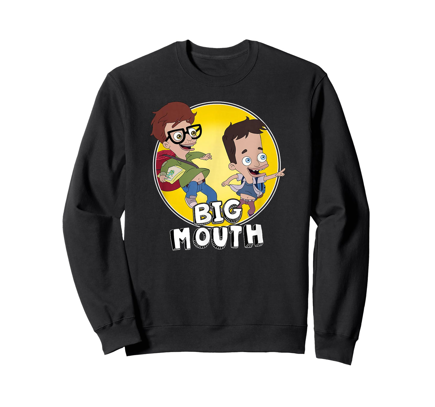 Big Mouth Nick & Andrew Best Friends Circle Portrait T-Shirt