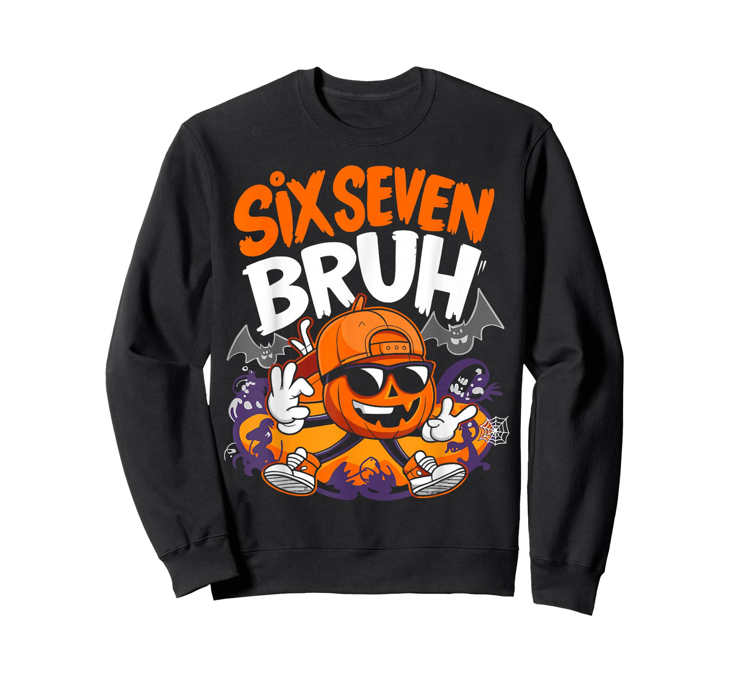 Haunted by 67 Funny Six Seven Meme Spooky Ghost Halloween T-Shirt