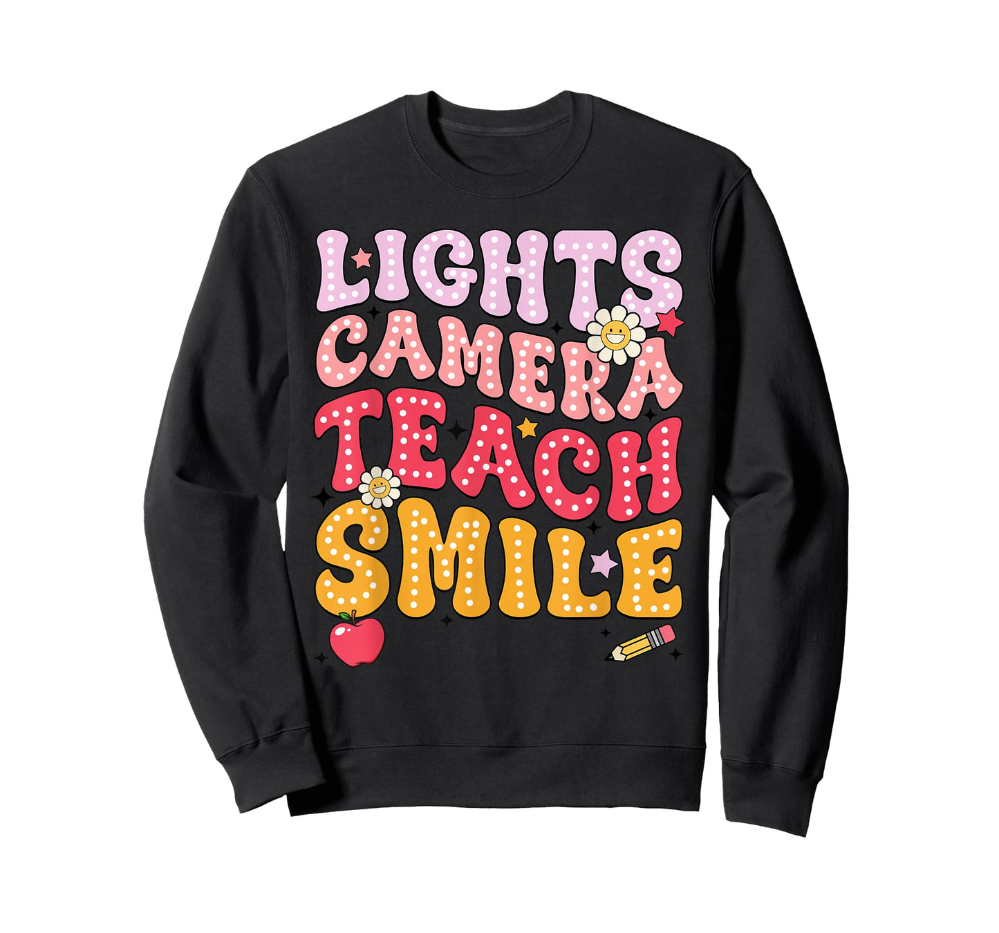 Lights Camera Teach Smile T-Shirt
