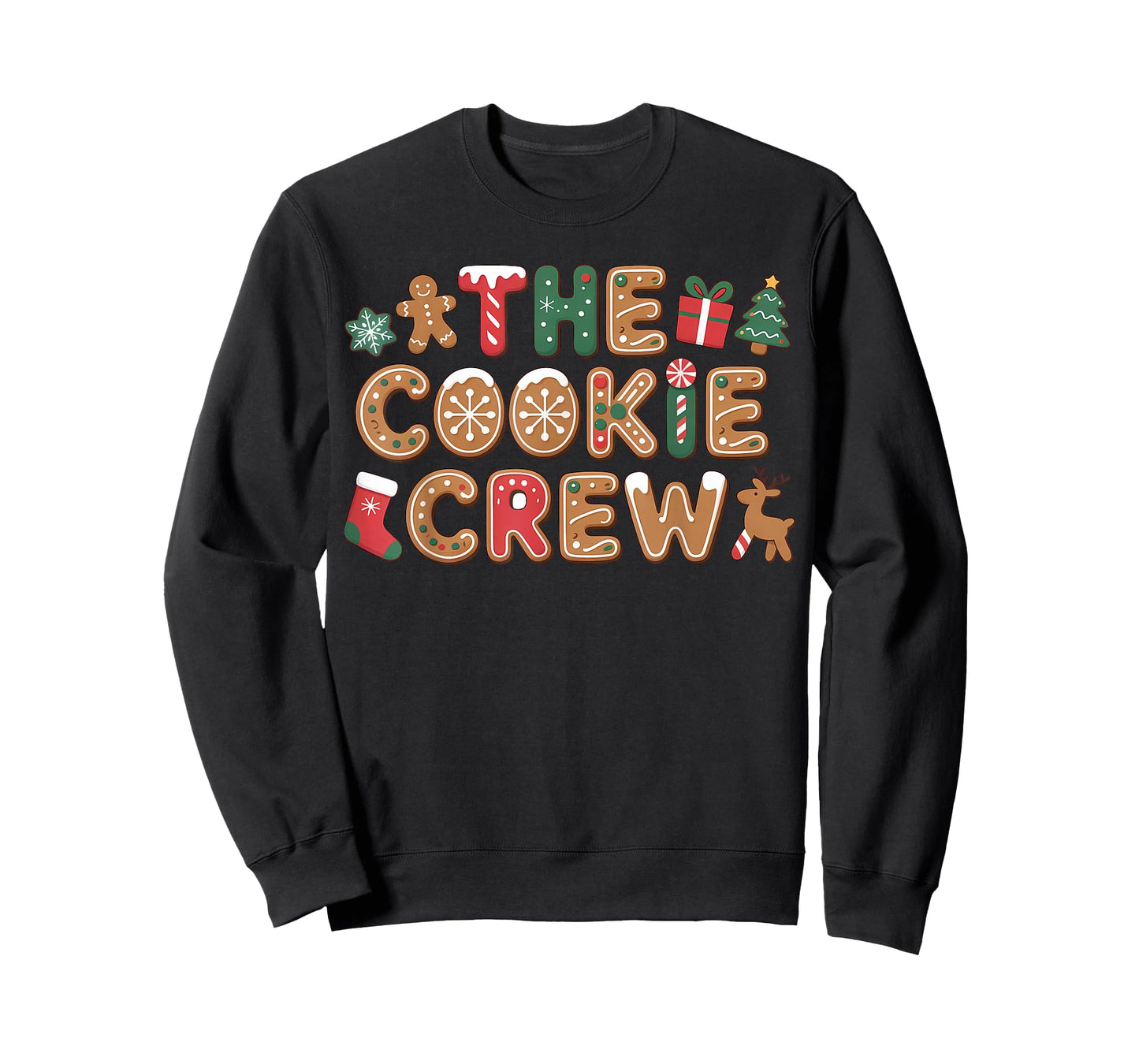 The Cookie Crew Christmas Baking Cookie Lover Kids Women T-Shirt