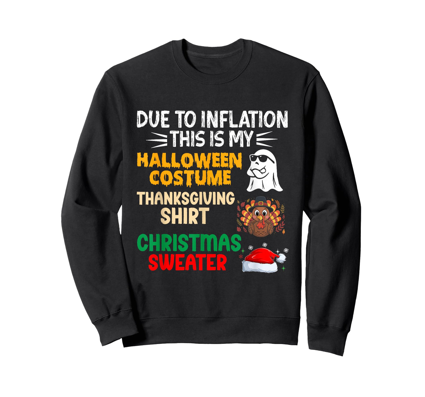 Due to Inflation This is My Funny Halloween Costume T-Shirt