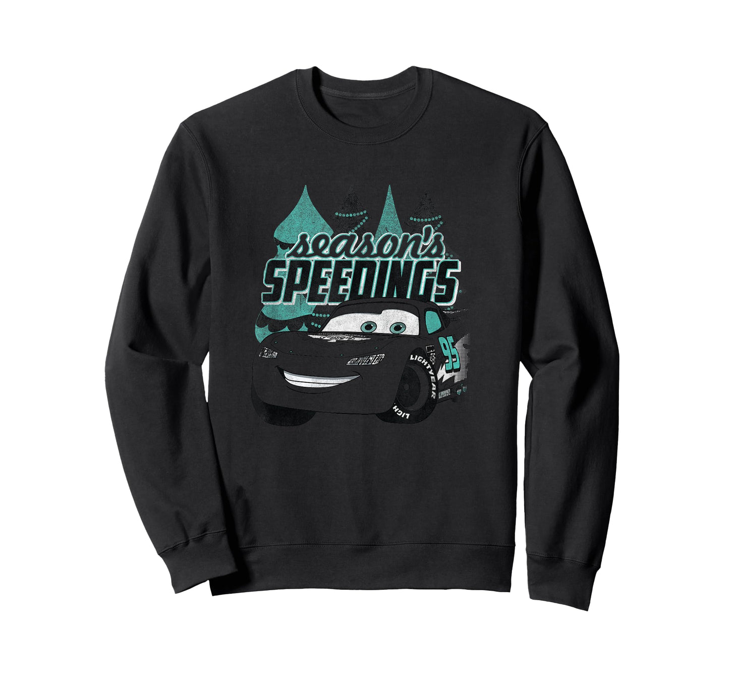 Disney Pixar Cars 2 Christmas Season's Speedings Vintage T-Shirt