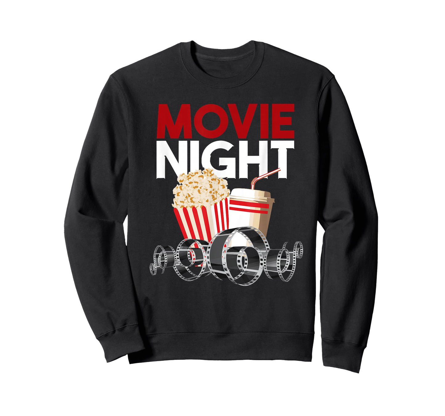 Movie Night Family Popcorn Apparel Gift T-Shirt