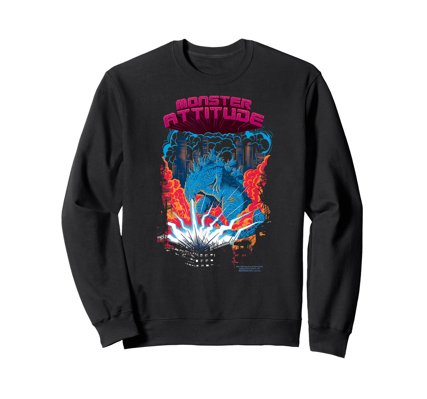 Godzilla vs. Kong Attitude - Officially Licensed Black Unisex-Adult T-Shirt