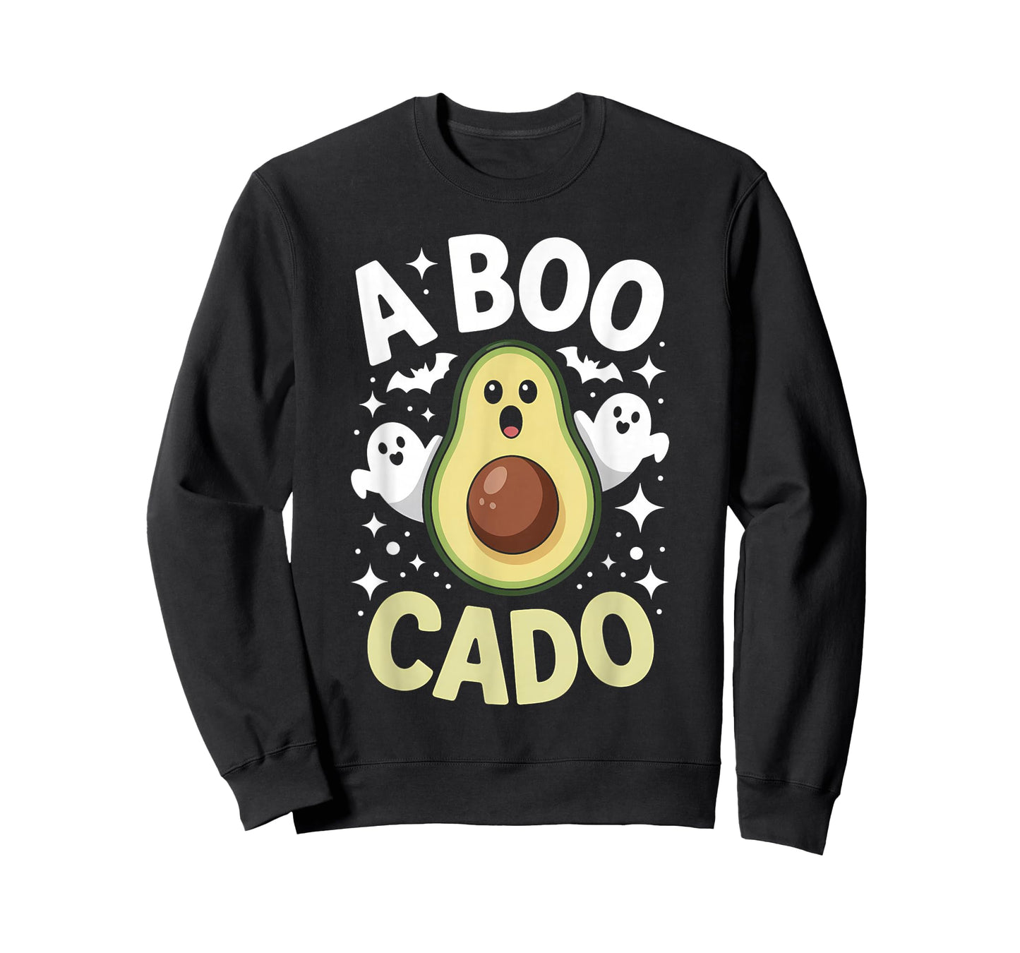 Avocado Ghost Halloween Funny A Boo Cado Costume T-Shirt