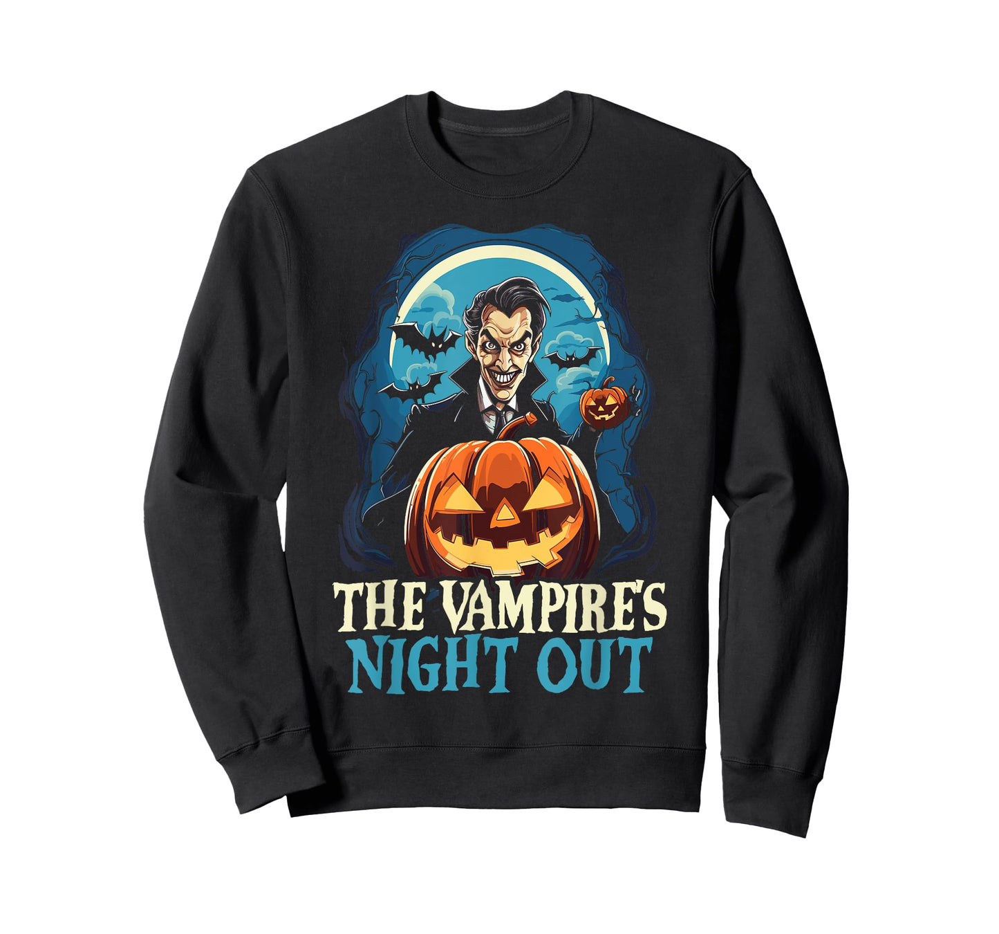Dracula Halloween Scary Trick Or Treat Spooky Vampire T-Shirt