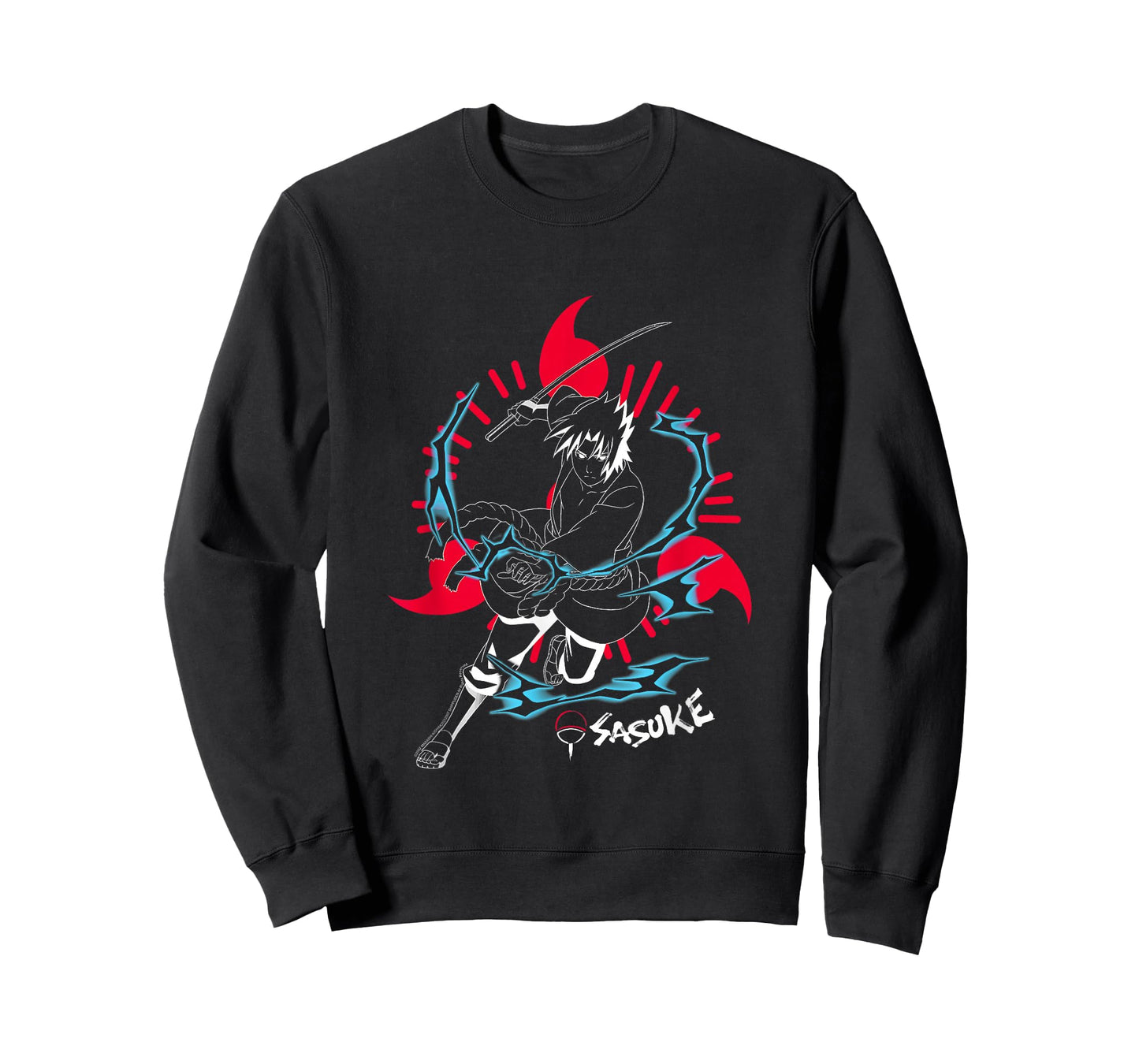 Naruto Shippuden Sasuke Inverted with Sharingan Anime T-Shirt
