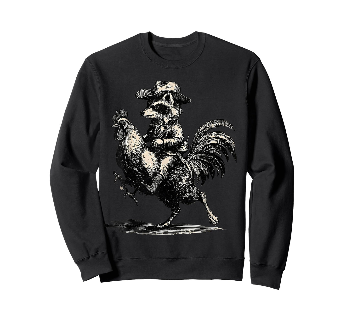 Country Cowboy Raccoon Trash Panda Cowgirl Western Texax T-Shirt