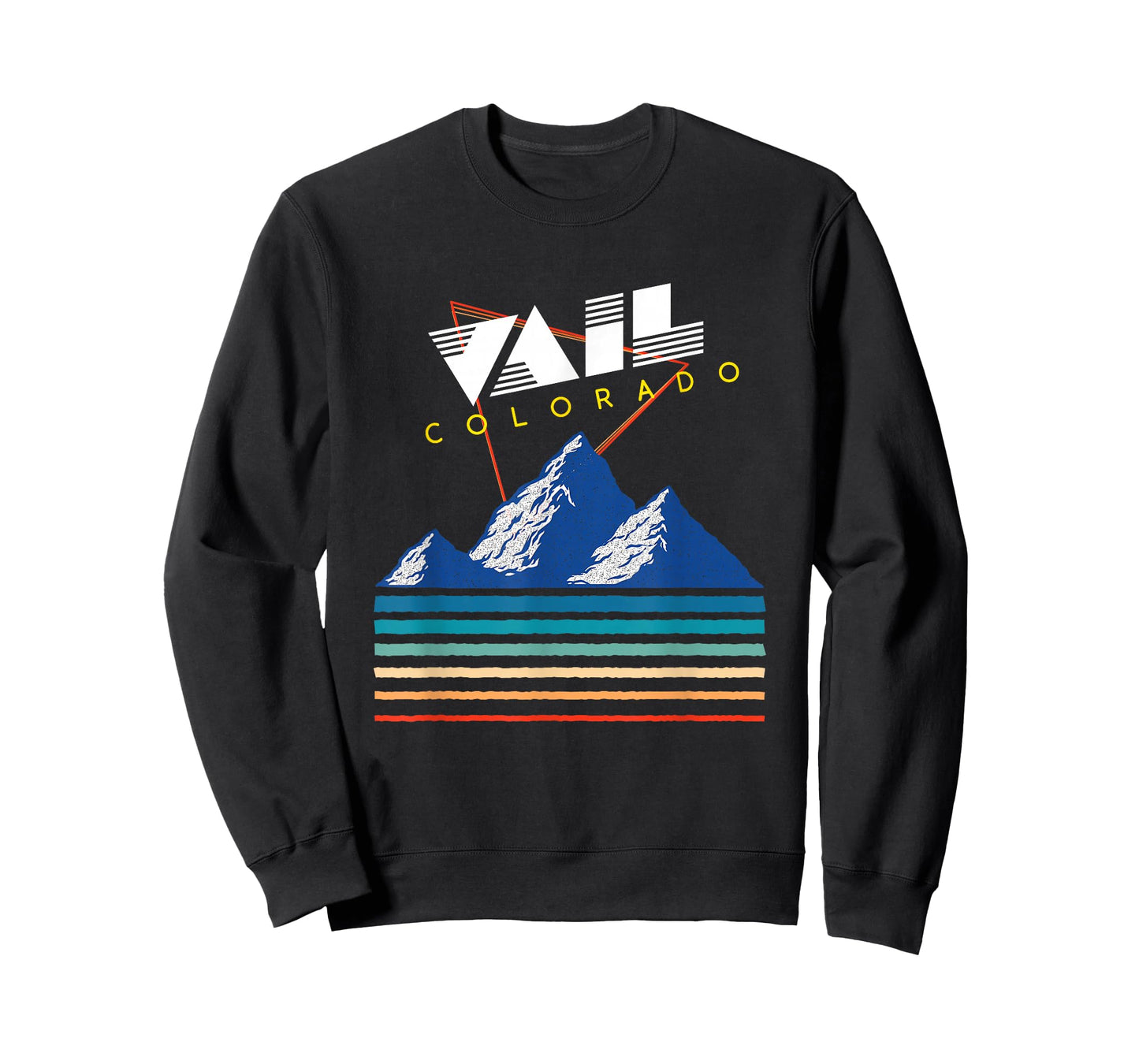 Vail Colorado - USA Ski Resort 1980s Retro Collection T-Shirt