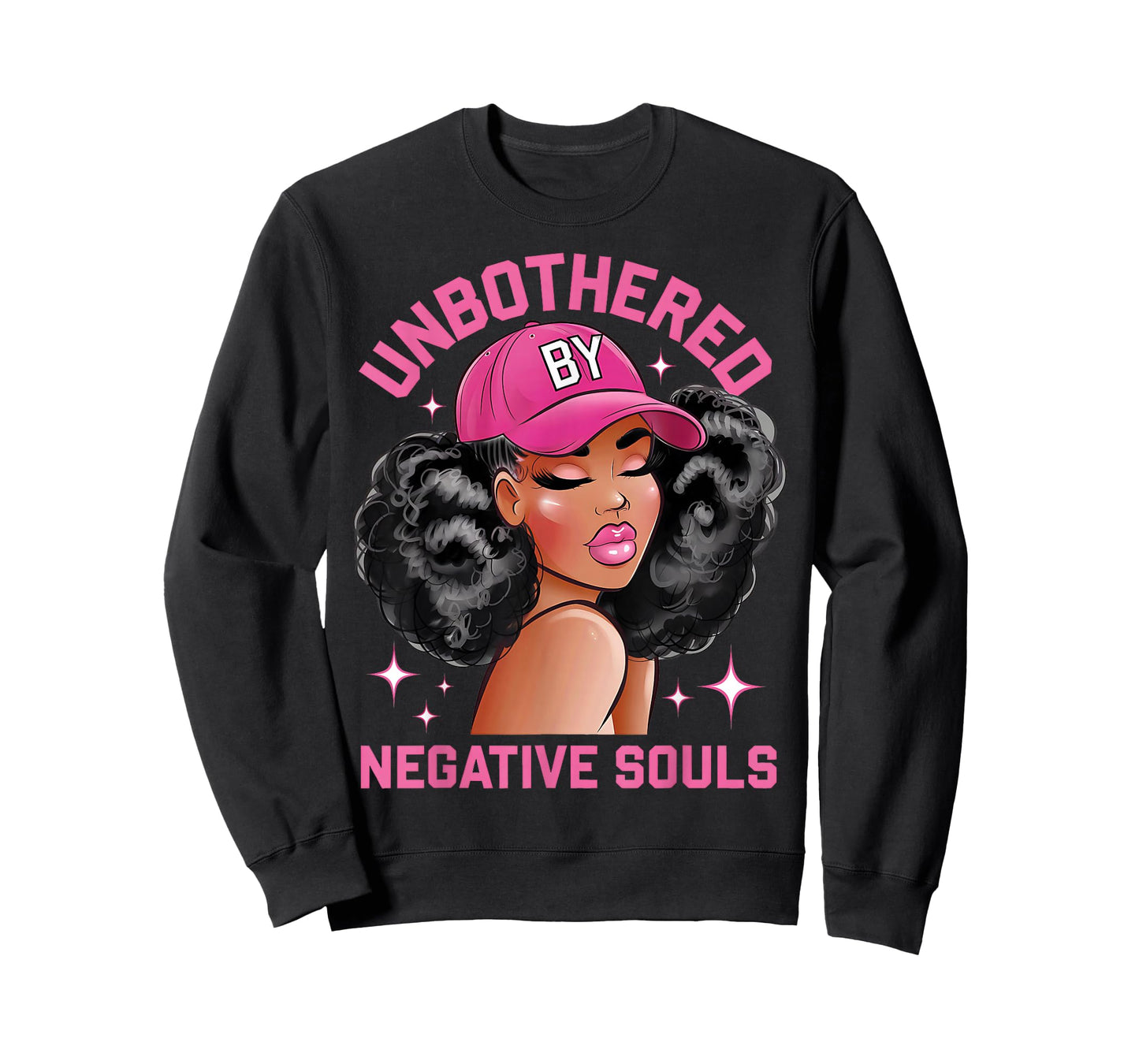 Unbothered By Negative Souls Juneteenth Black Women Freedom T-Shirt