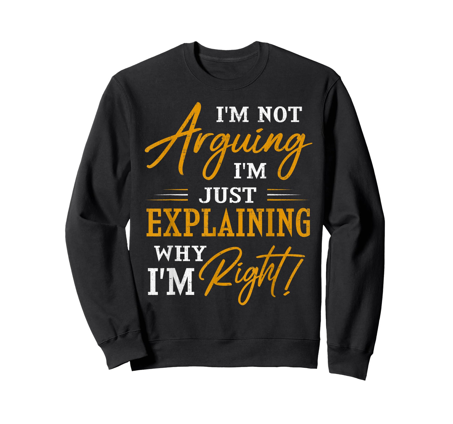 I'M NOT ARGUING I'm Just Explaining Why I'm RIGHT T-Shirt