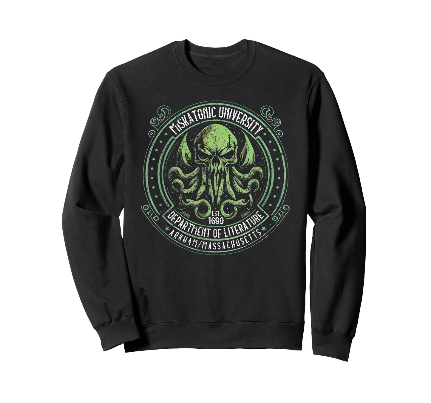 Miskatonic University Logo, Cosmic Horror Cthulhu T-Shirt