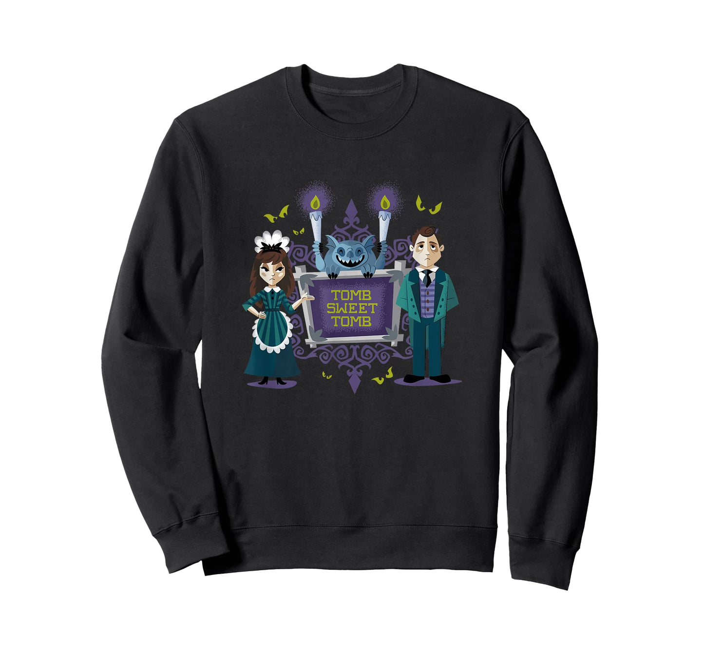 The Haunted Mansion Tomb Sweet Servants & Gargoyle Shot T-Shirt