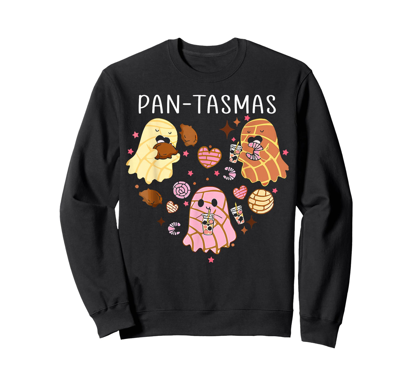 Pantasmas Ghost Funny Spooky Conchas Mexican Ghost Halloween T-Shirt