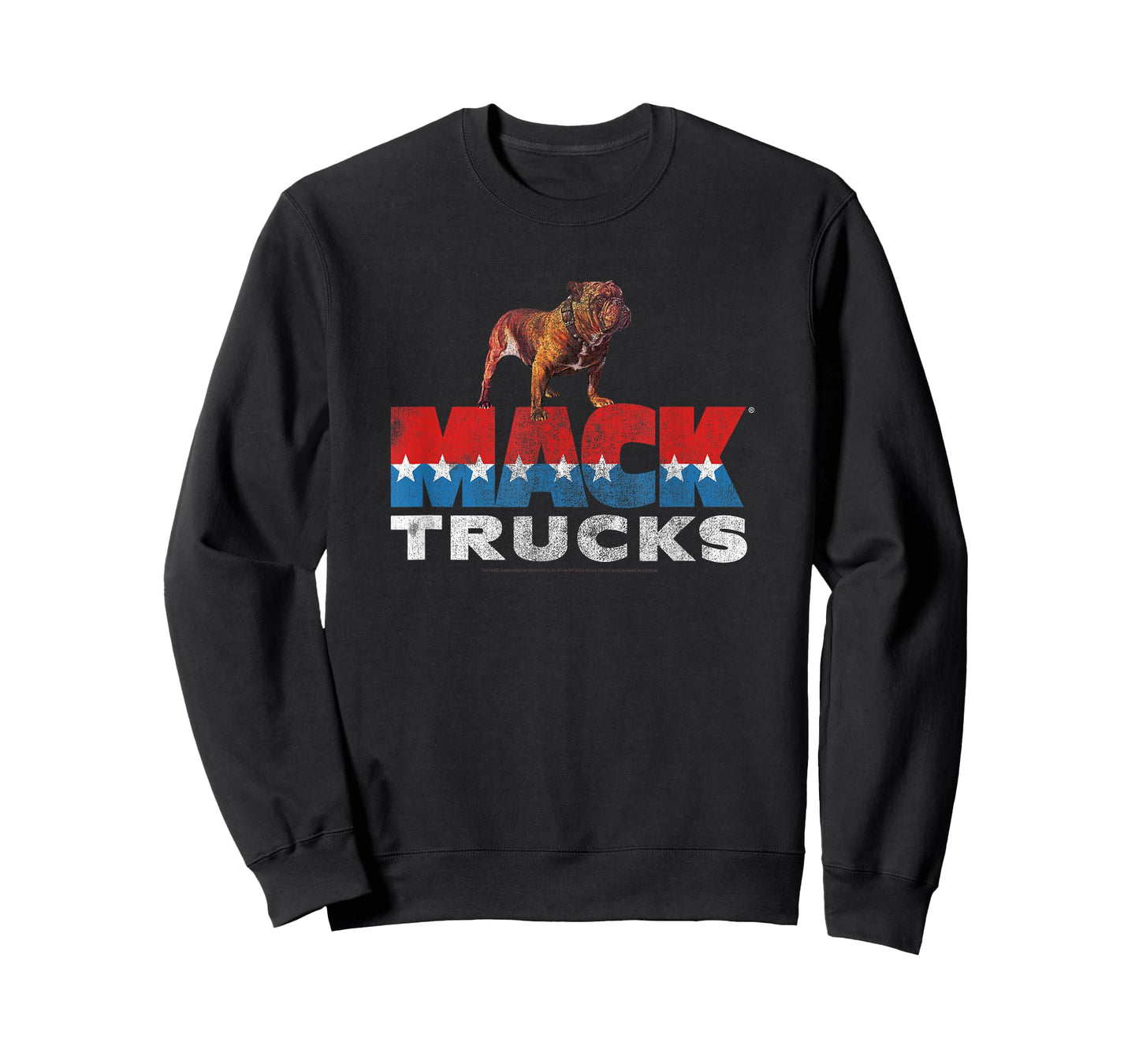 Mack Trucks Retro Mack Logo Distressed T-Shirt