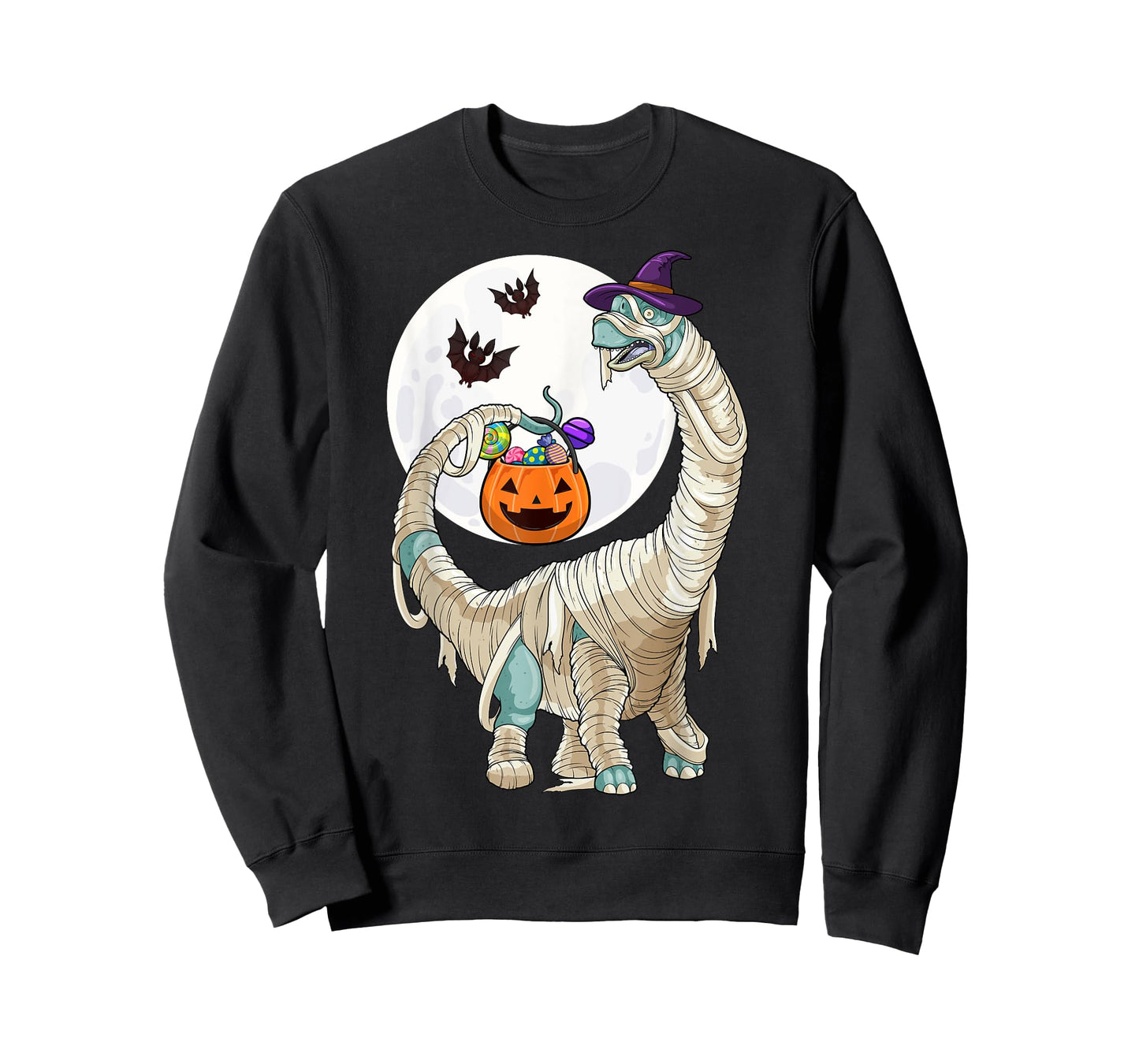 Halloween Zombie Mummy Dinosaur Witch Scary Boys Girls Kids T-Shirt