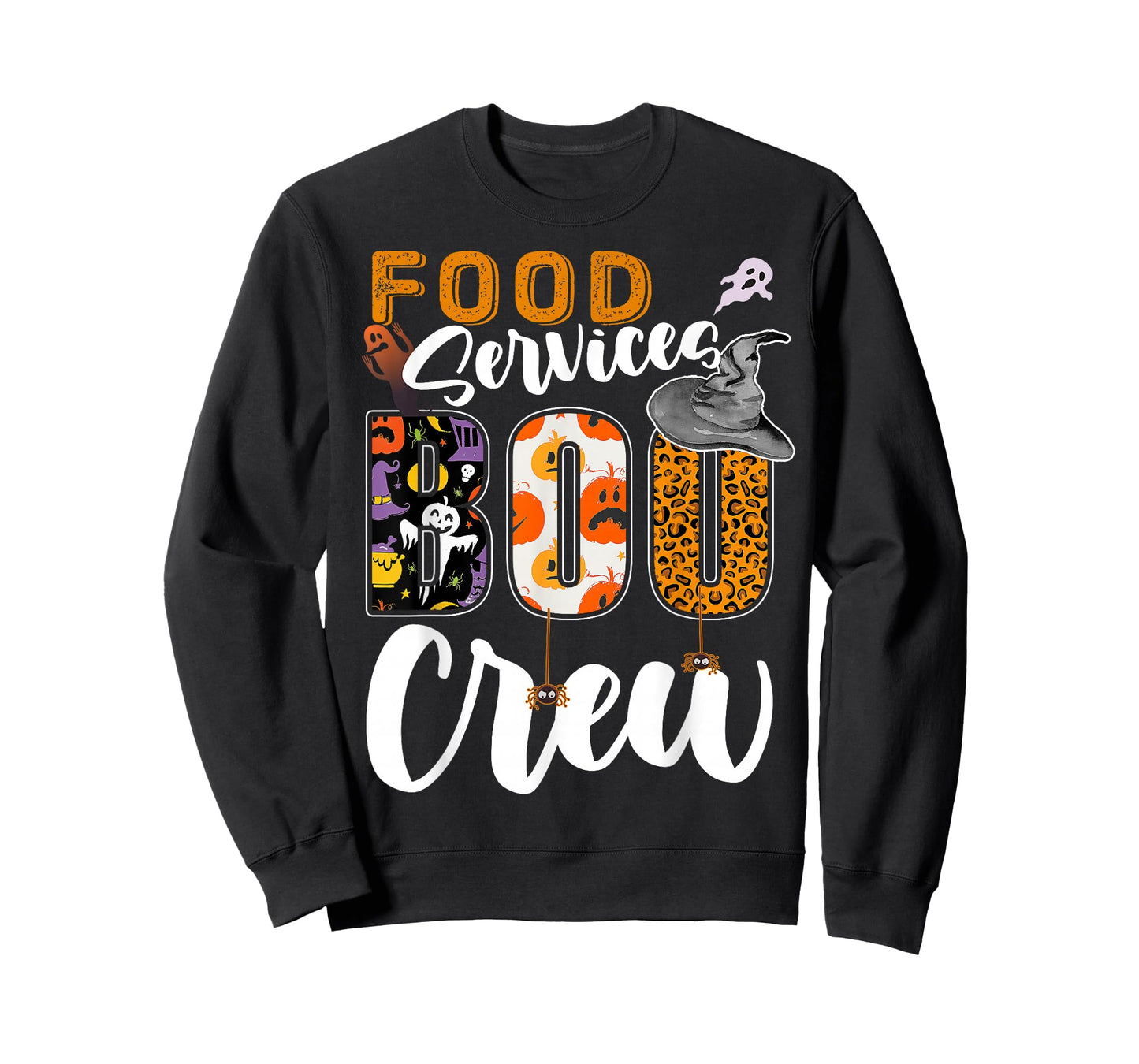 Food Services Boo Crew Halloween Match Dietary T-Shirt