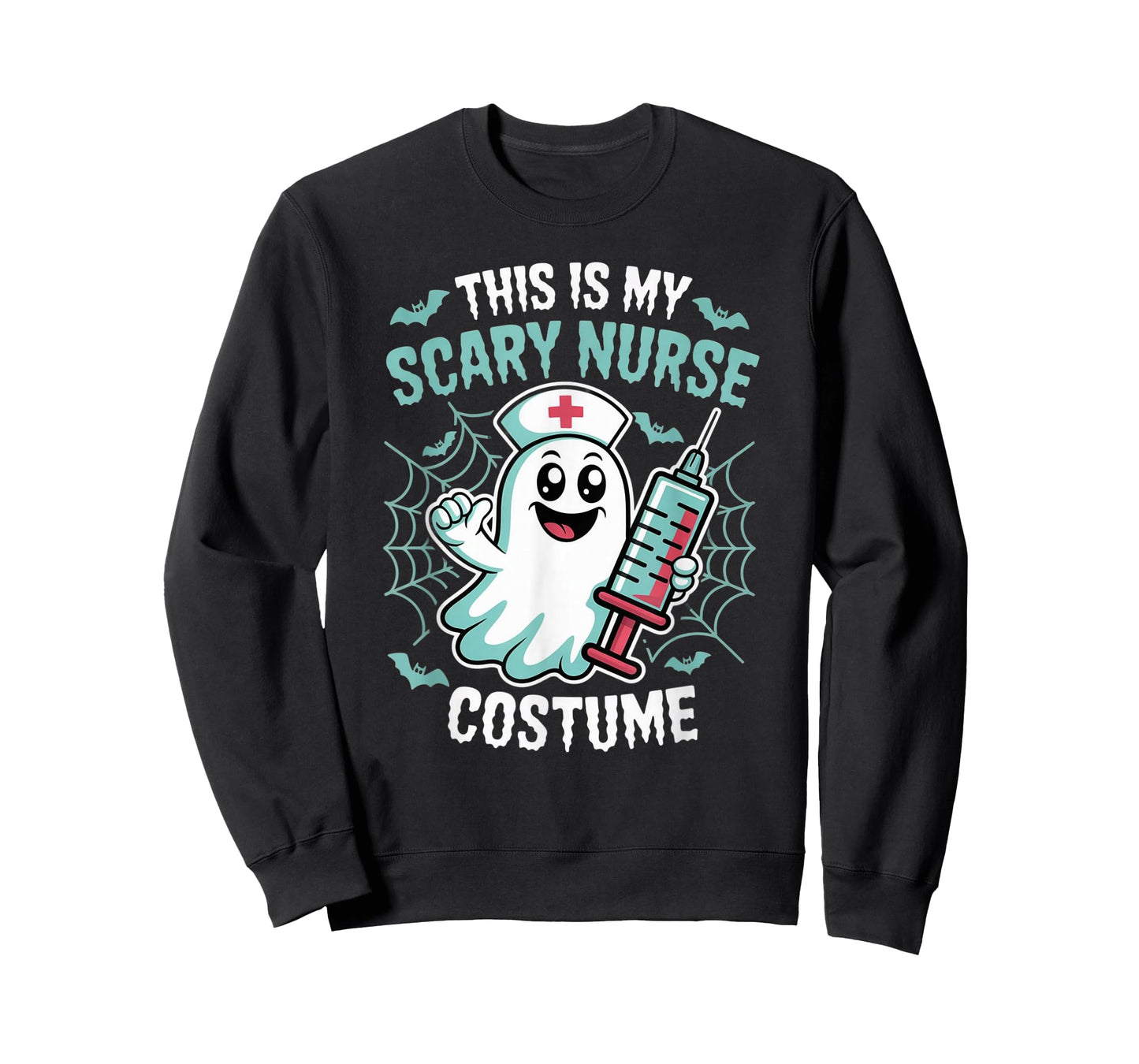 Halloween My Scary Nurse Costume Nurses who Loves Nursing T-Shirt