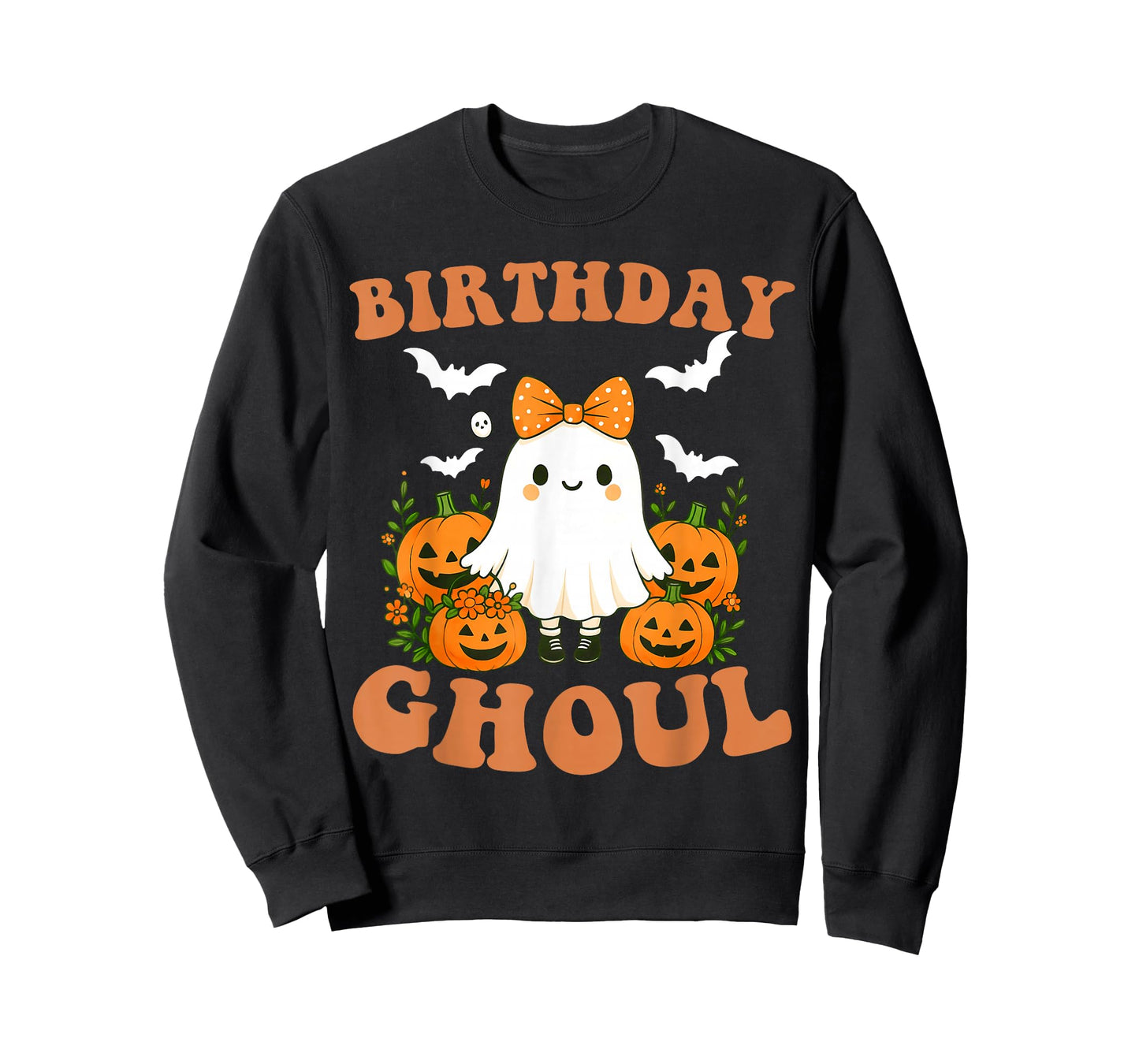 Birthday Ghoul Funny Spooky Ghost Halloween Birthday Girl T-Shirt