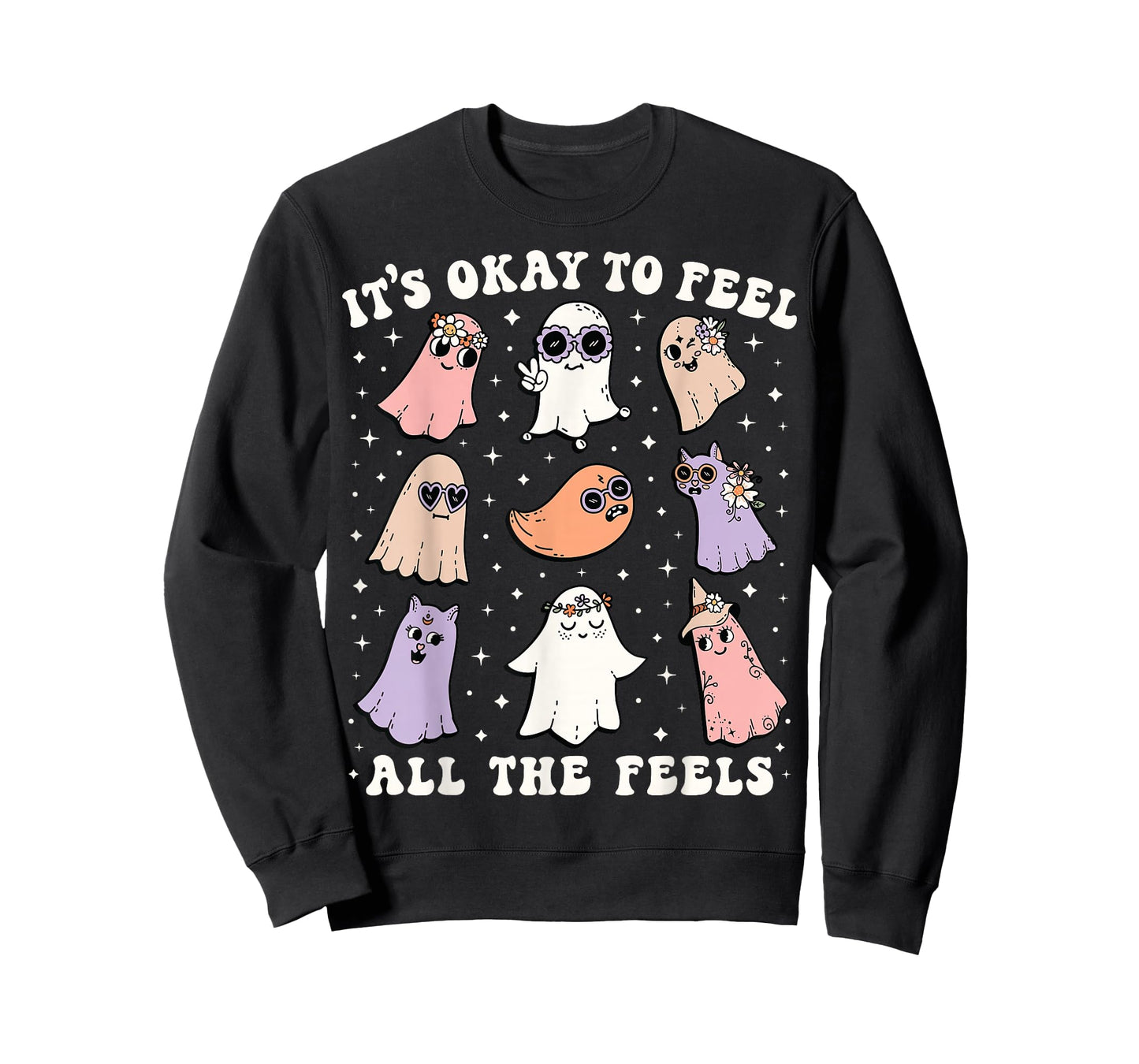 It’s Okay to Feel All the Feels Special Ed Teacher Halloween T-Shirt