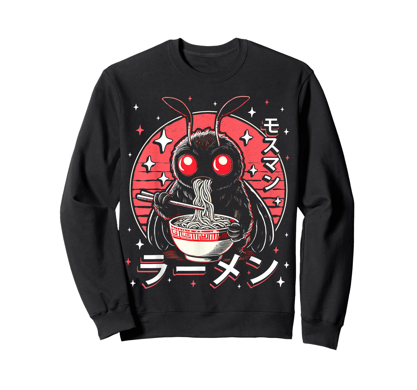 Kawaii Mothman Ramen Japanese Noodles Aesthetic Otaku Lover T-Shirt