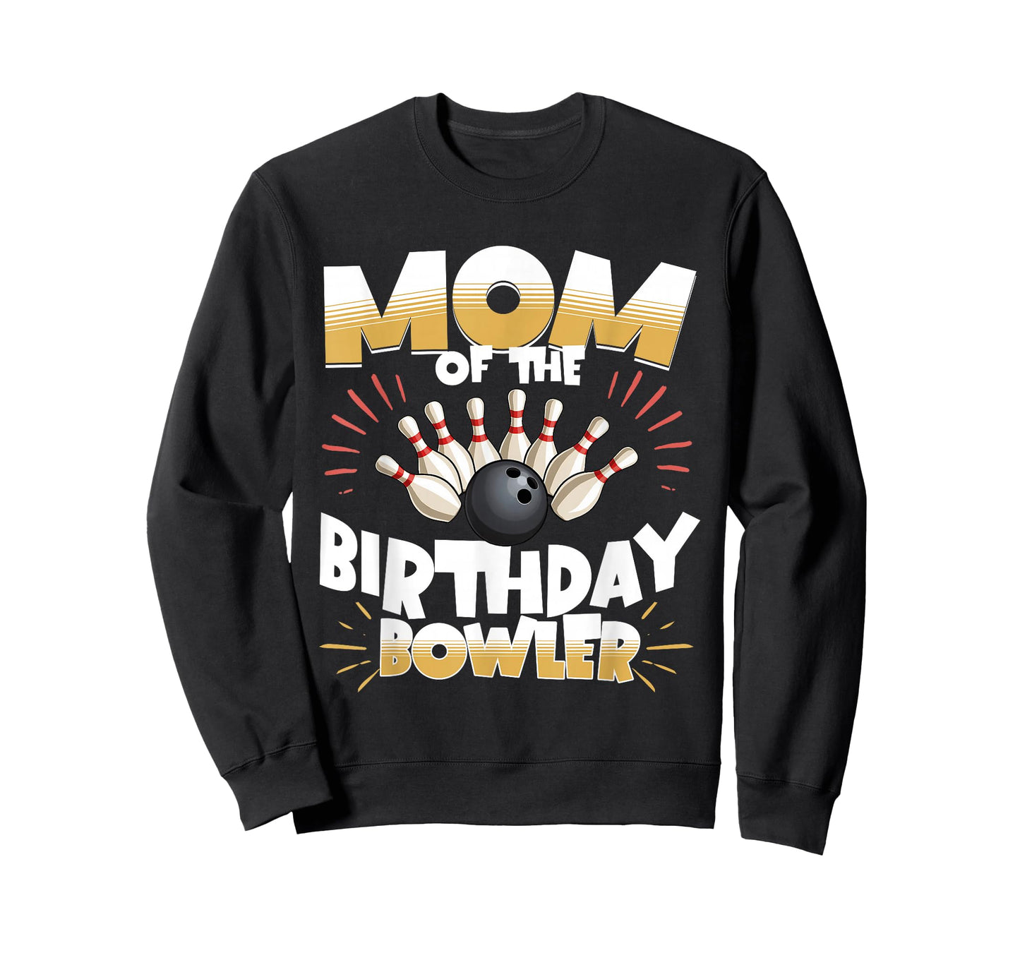 Bowling Party Mom Of The Birthday Bowler Matching Kids T-Shirt