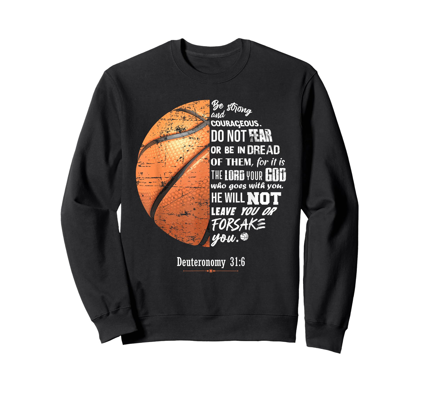 Christian Basketball Deuteronomy Bible Basketball T-Shirt