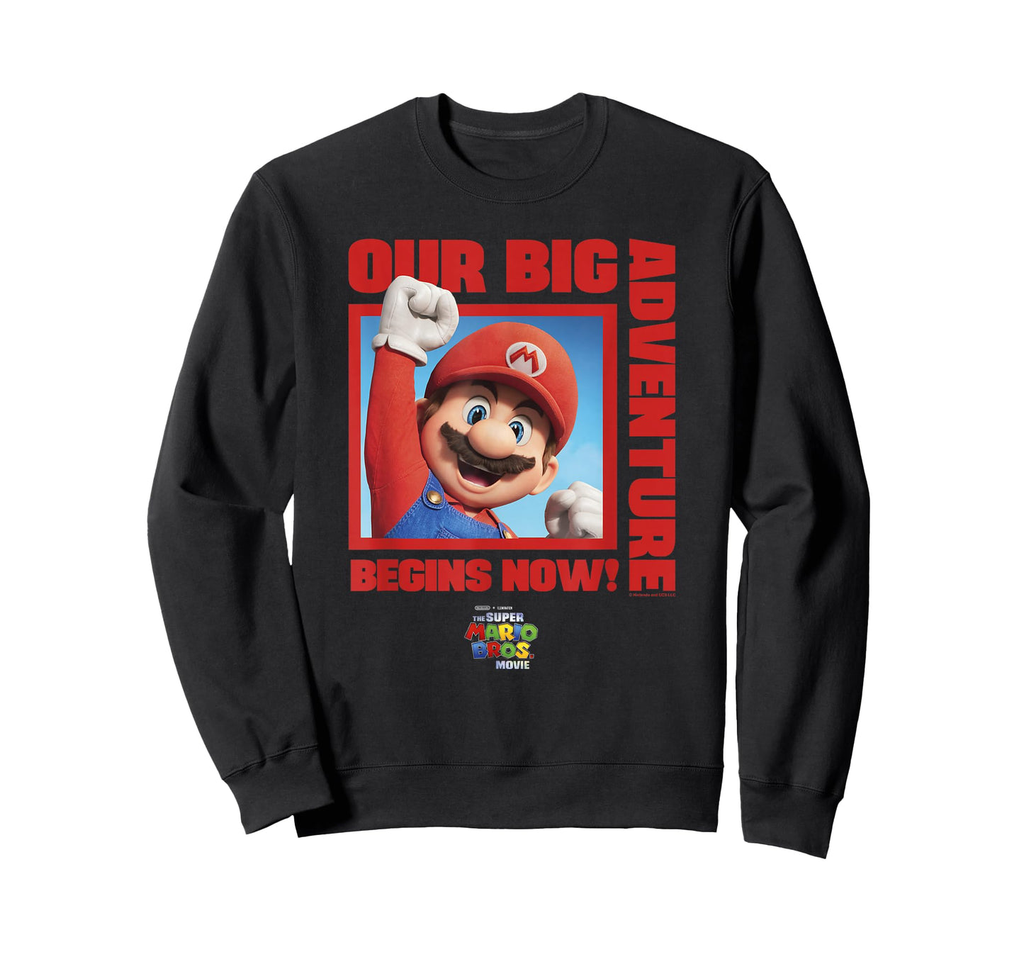 The Super Mario Bros. Movie Our Big Adventure Begins Now! T-Shirt