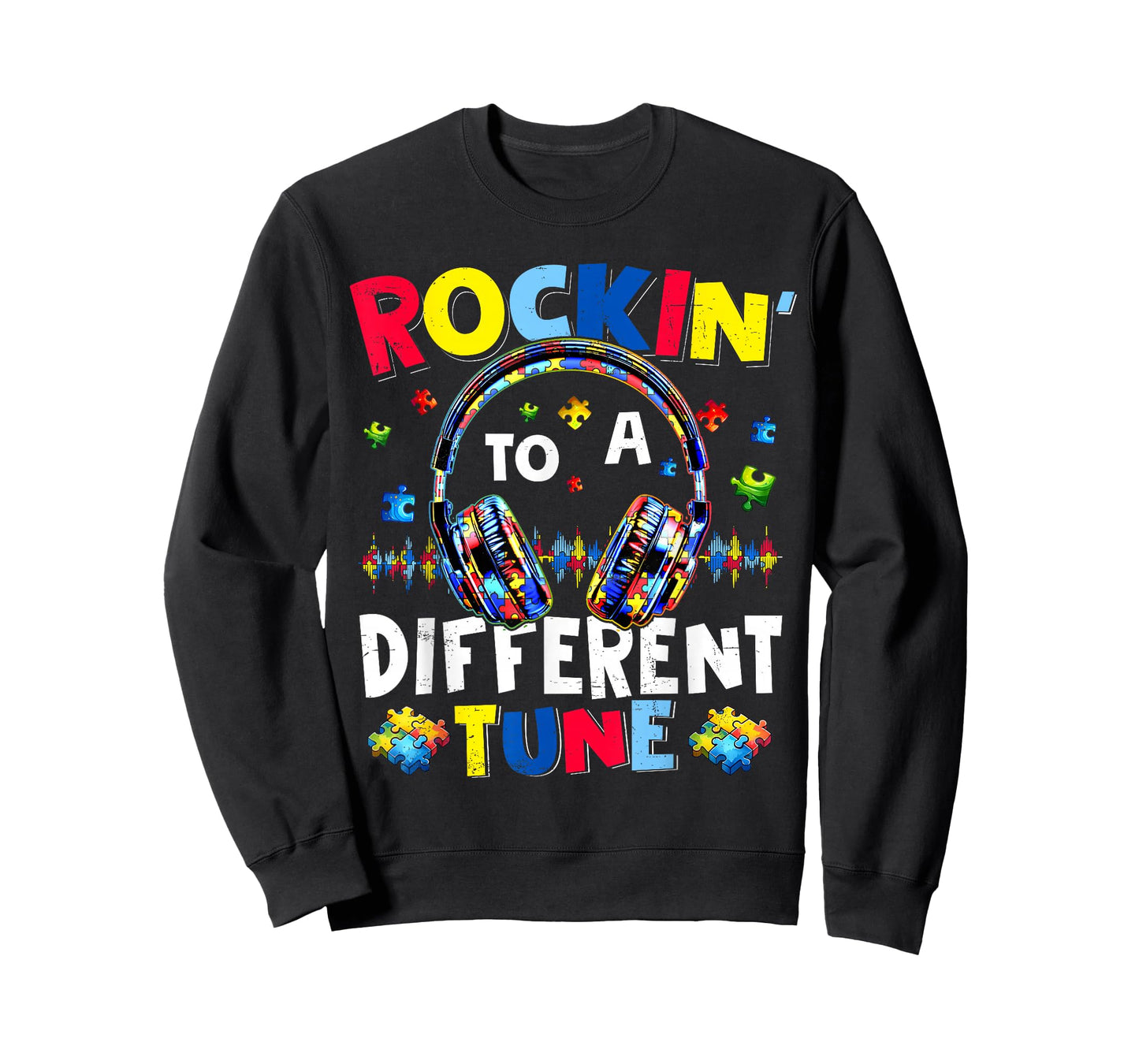 Rockin' To A Different Tune Autistic Autism Gamer Boys T-Shirt