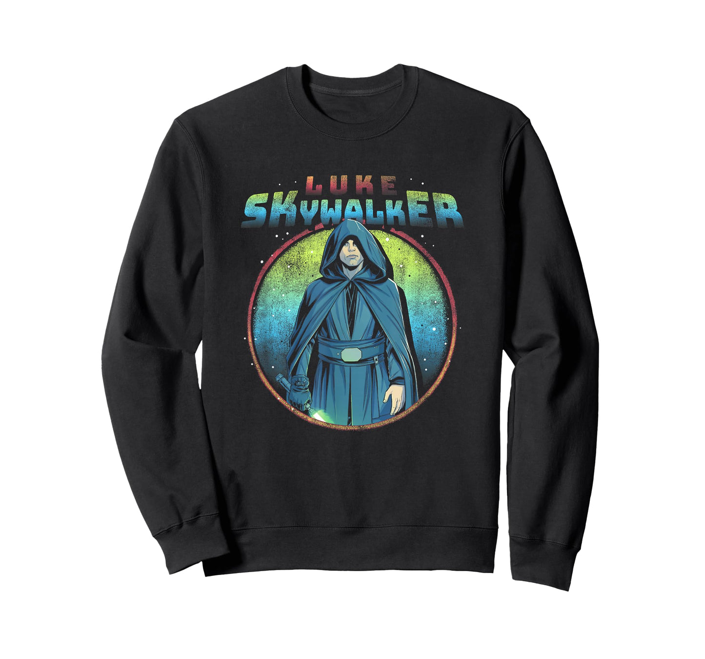 Star Wars: The Mandalorian Luke Skywalker Neon Circle T-Shirt