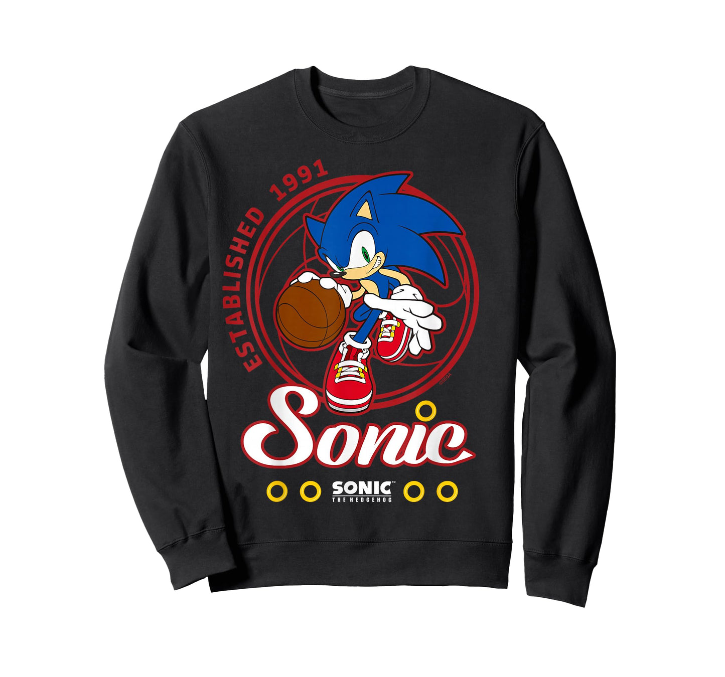 Sonic The Hedgehog - Sonic Basketball Est. 1991 T-Shirt