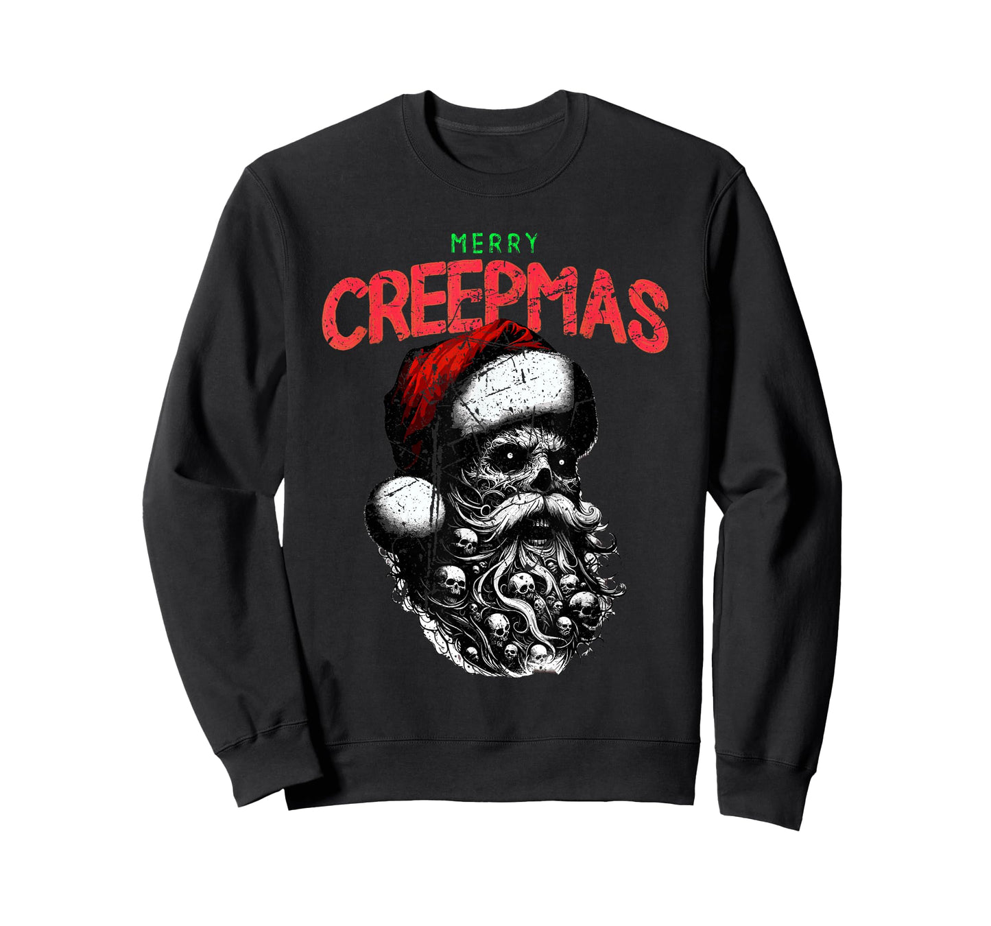 Merry Creepmas Creepy Christmas Horror Movie Fan Gifts T-Shirt