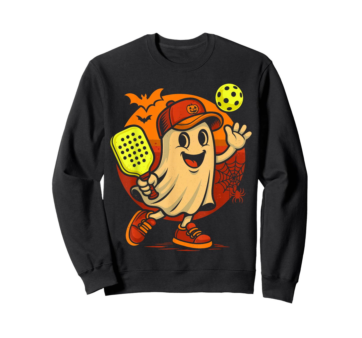 Pickleball Costume Adult Halloween, Kids Pickleball Ghost T-Shirt