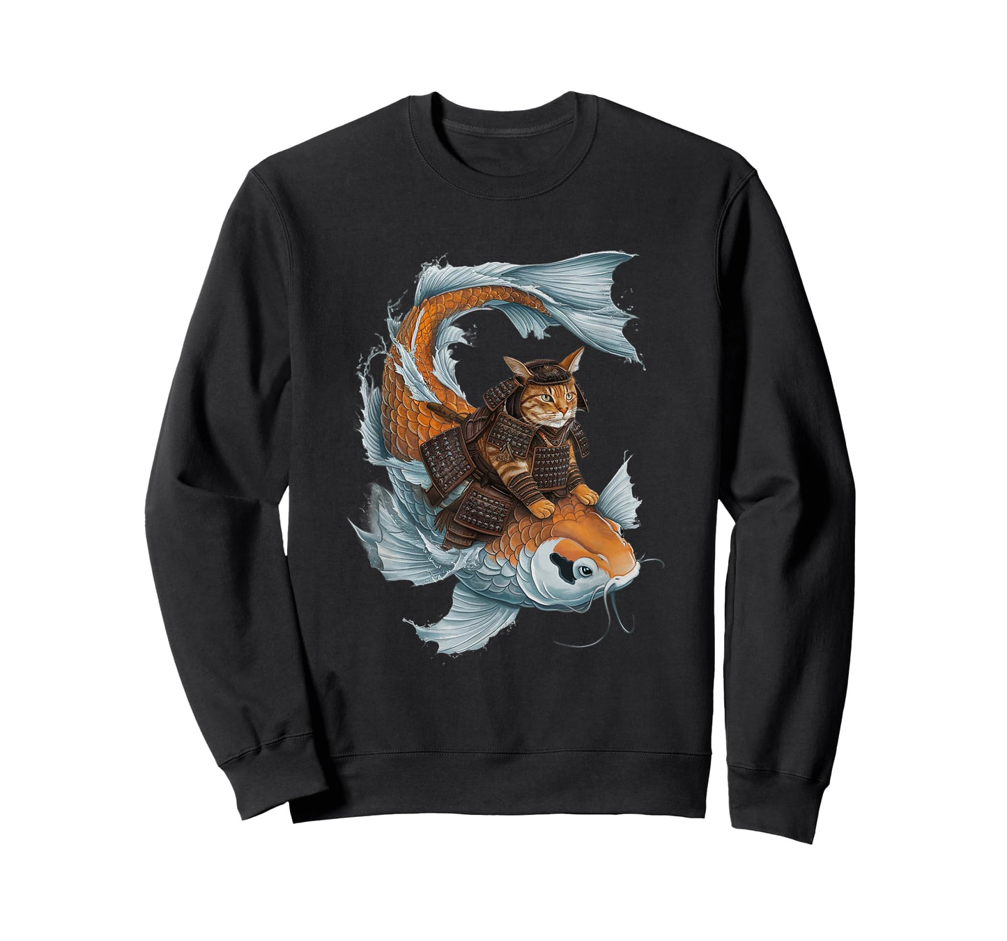 Samurai Cat Ninja Aesthetic Japanese Katana Tokyo culture T-Shirt
