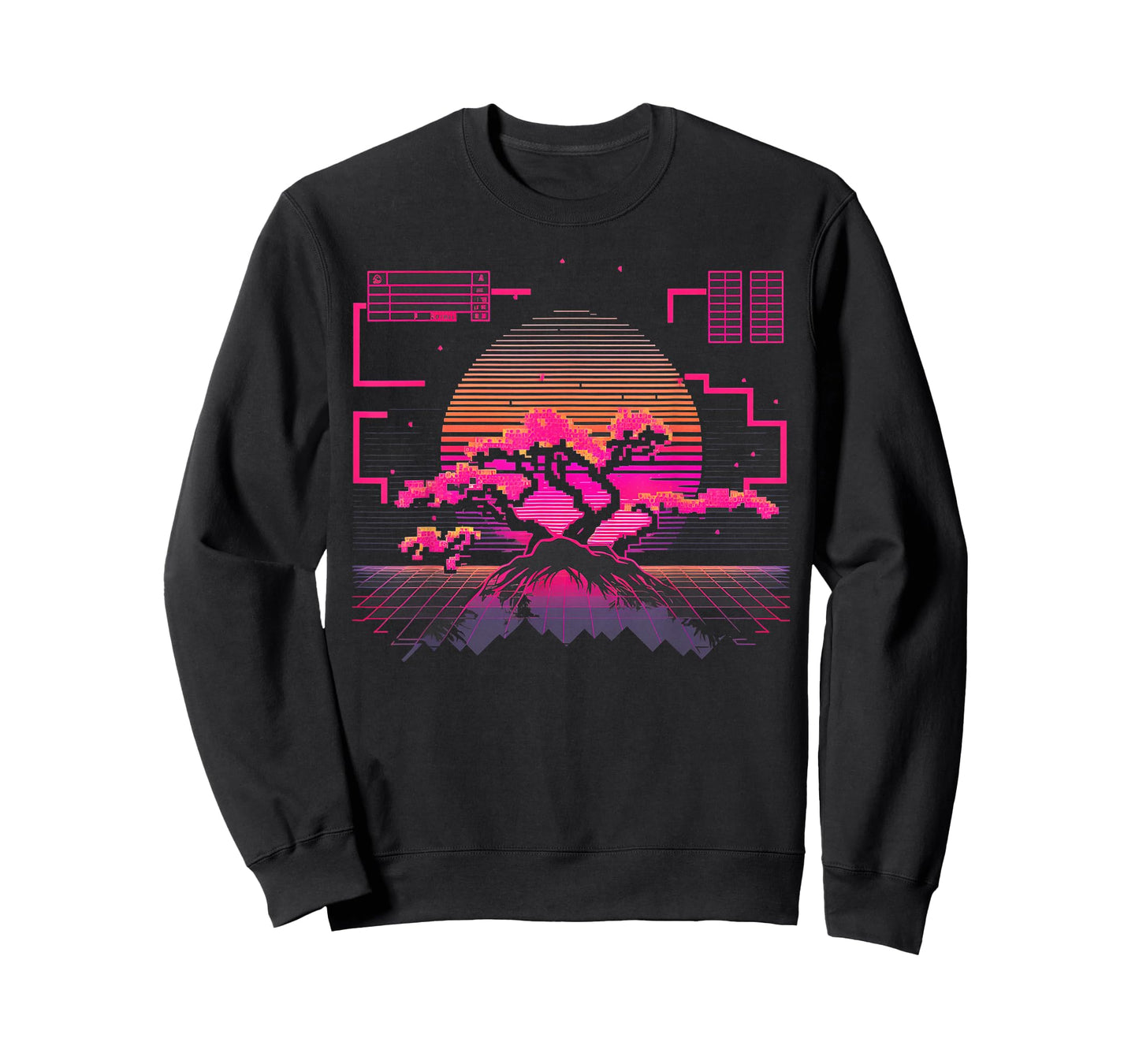 Cherry Blossom Japanese Japan Tokyo Vaporwave Synthwave 80s T-Shirt