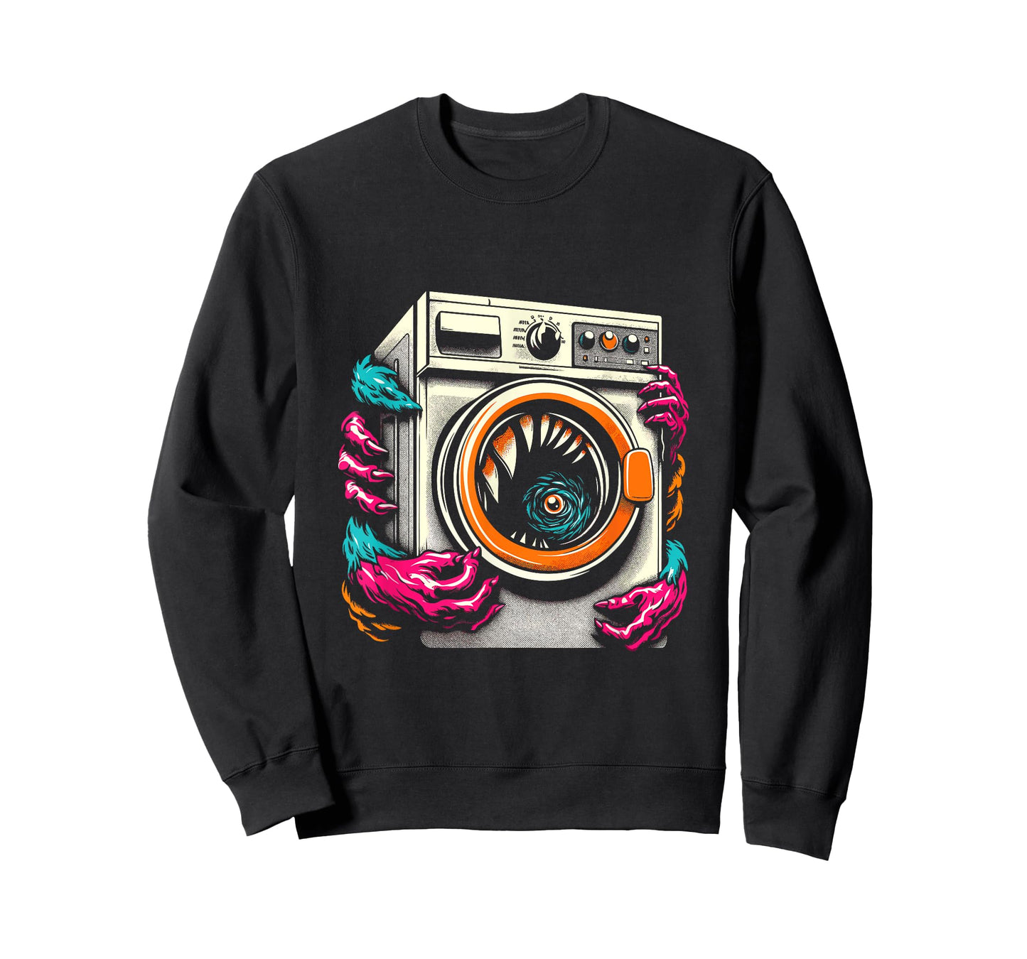 Washing Machine Monster - Funny Spooky Halloween Costume T-Shirt