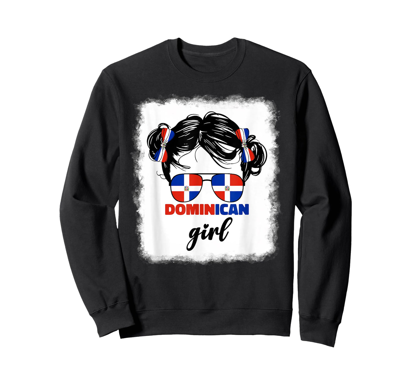 Cute Dominican Girl Baby Girls Kids Republic Dominicana Flag T-Shirt