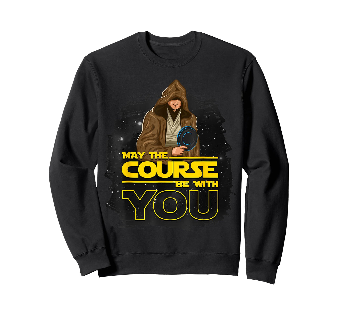 Disc Golf T Shirt "May the Course Be with You" Men & Women T-Shirt