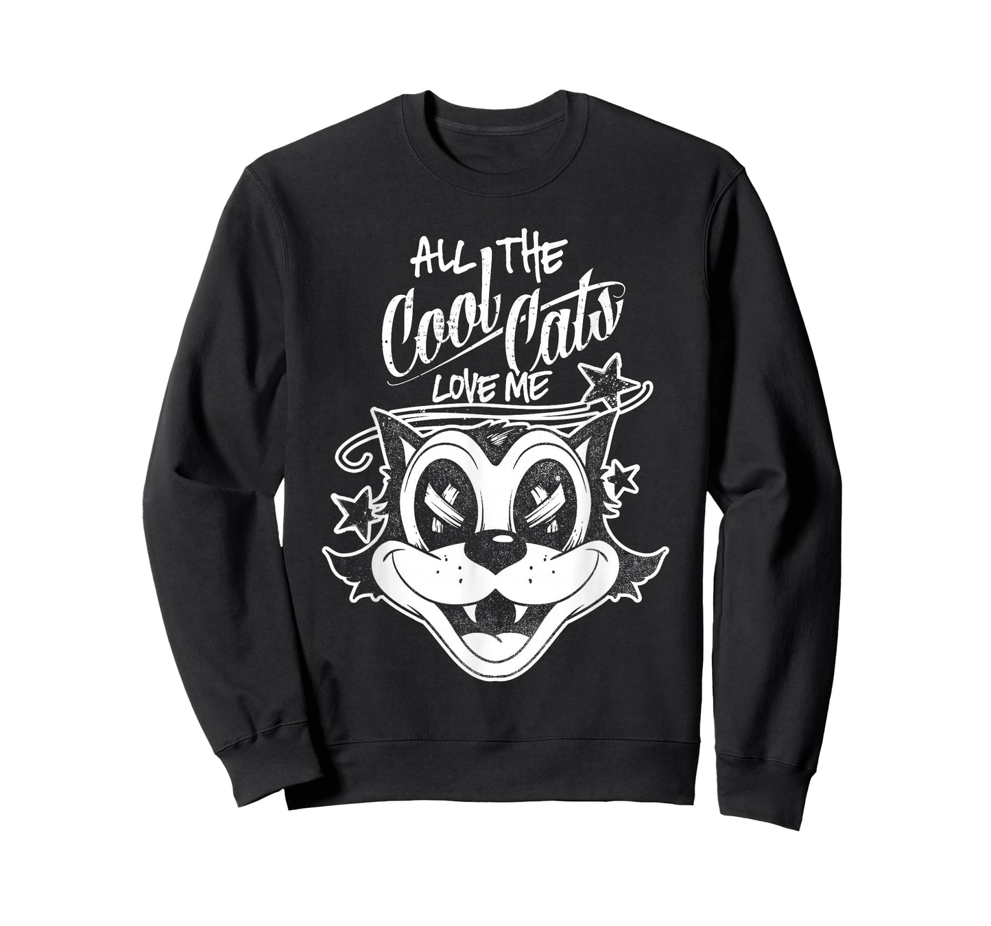 Rad Cool Cats Love Me Shirt - Retro Rockabilly Lowbrow T-Shirt