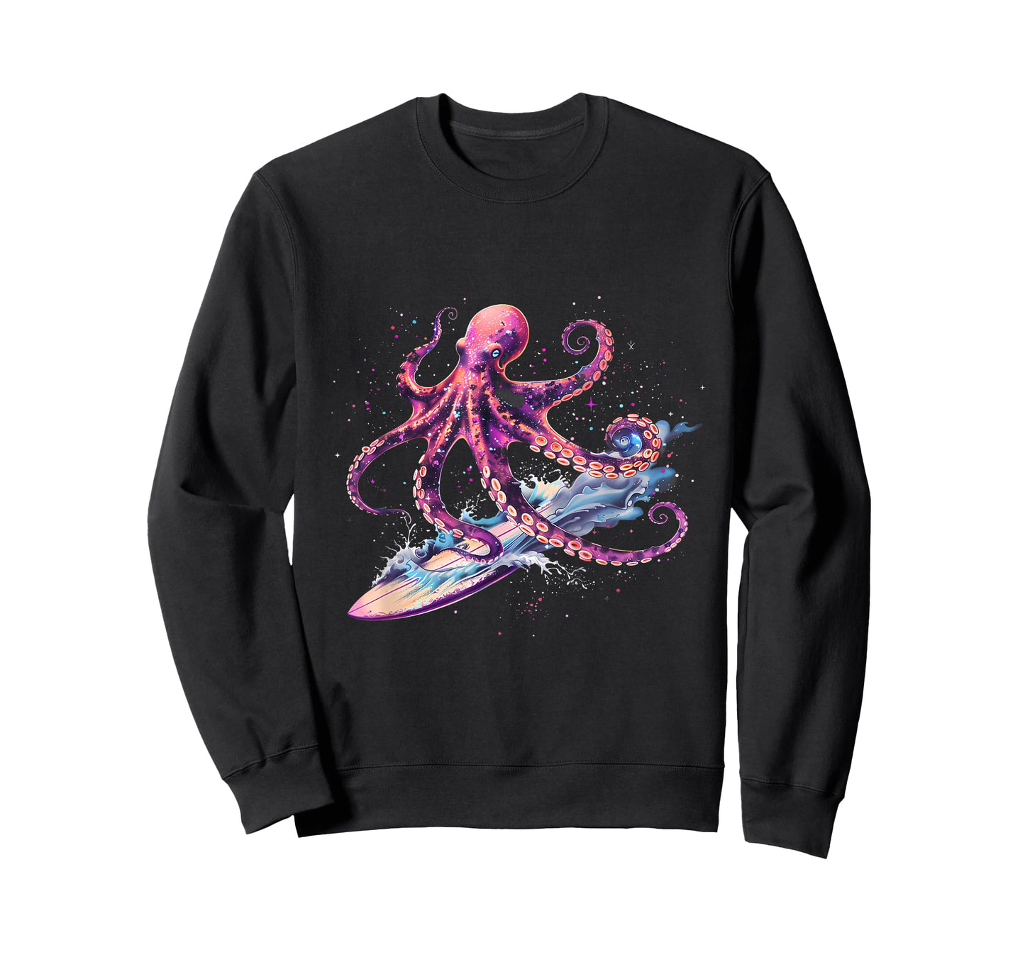 Cthulhu Surfing Octopus Lover Sea Monster Ocean Sea Animal T-Shirt