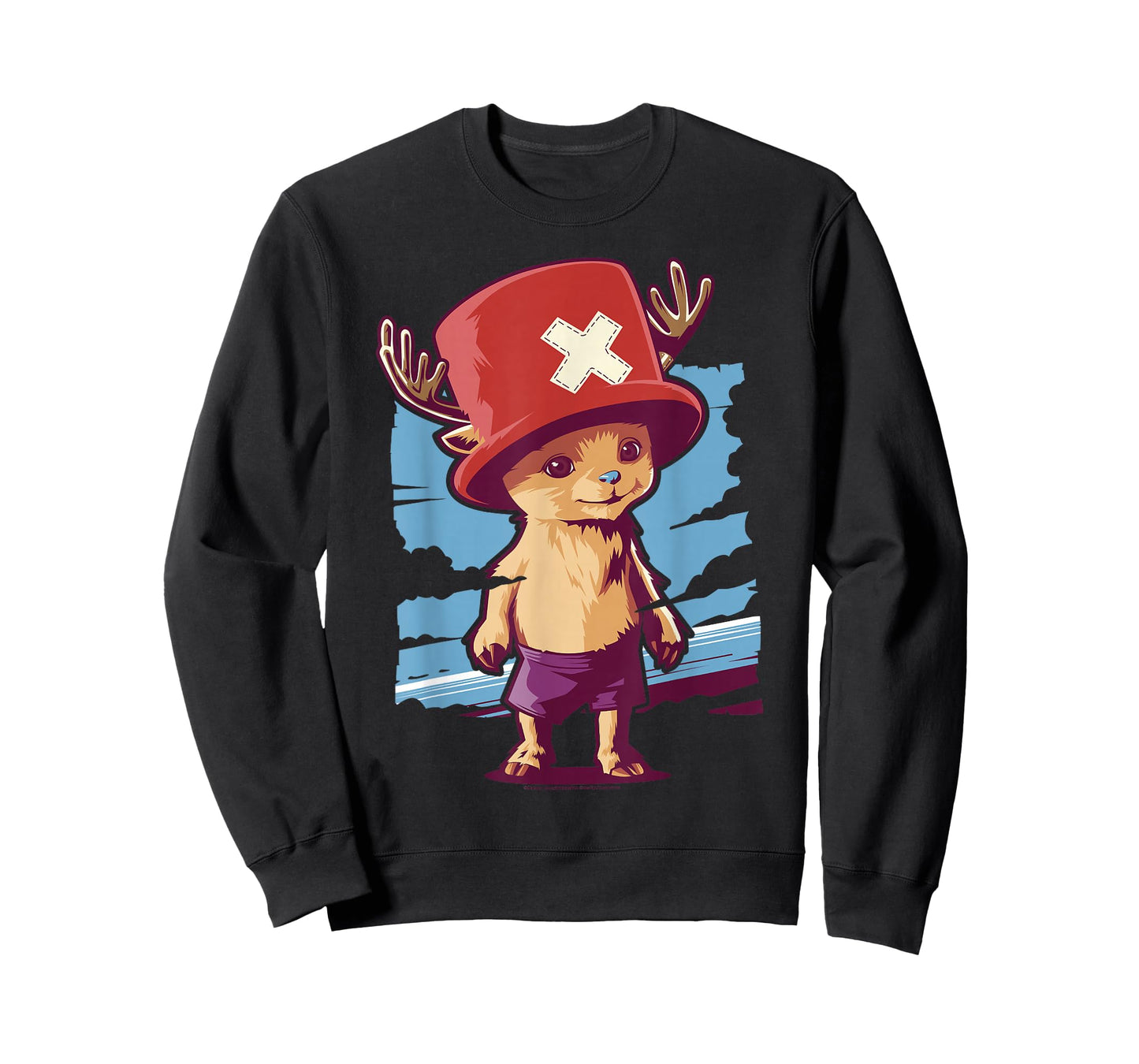 One Piece Tony Tony Chopper Cute Full Body Portrait T-Shirt