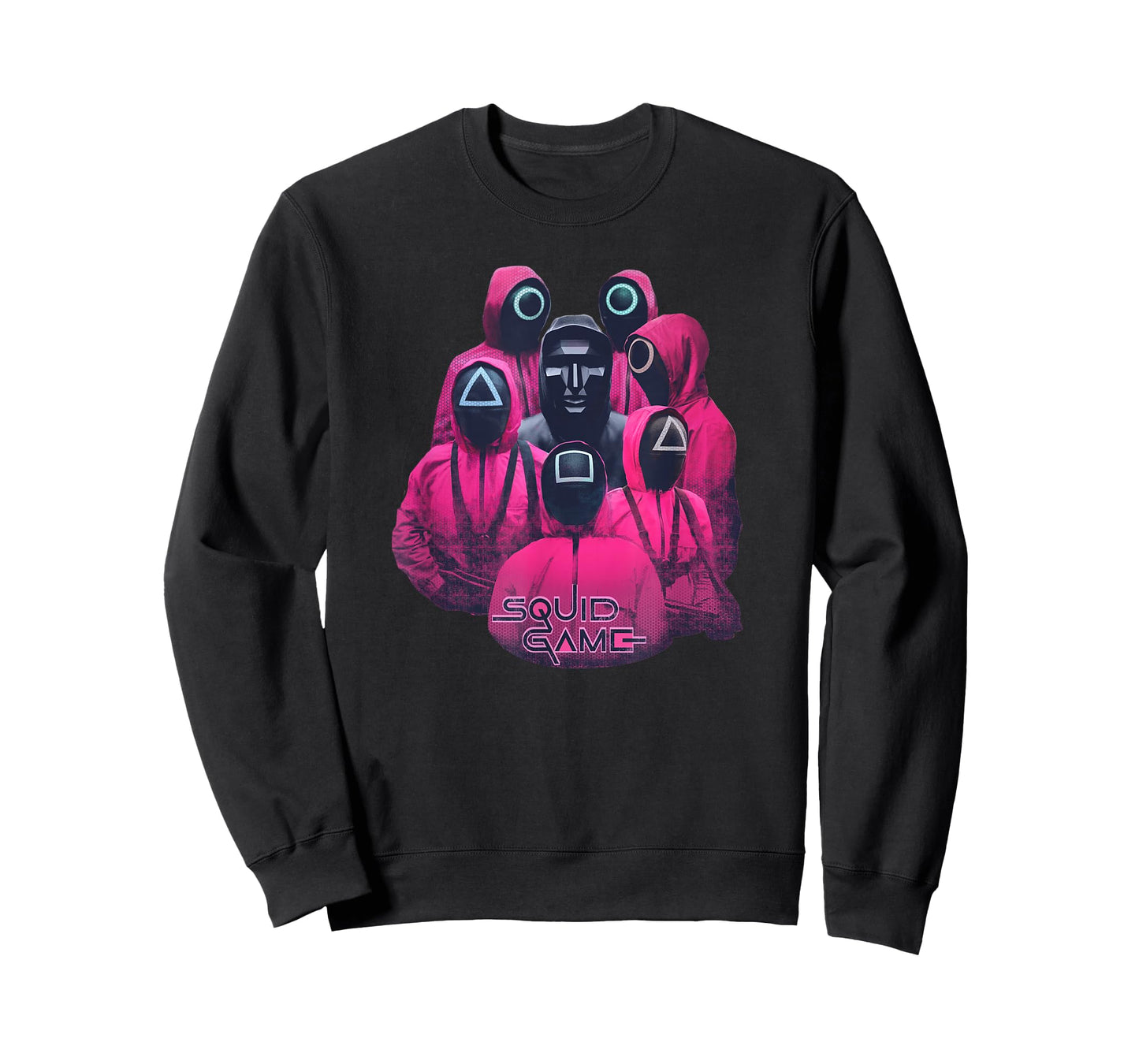 Squid Game Front Man And Guards Ring T-Shirt
