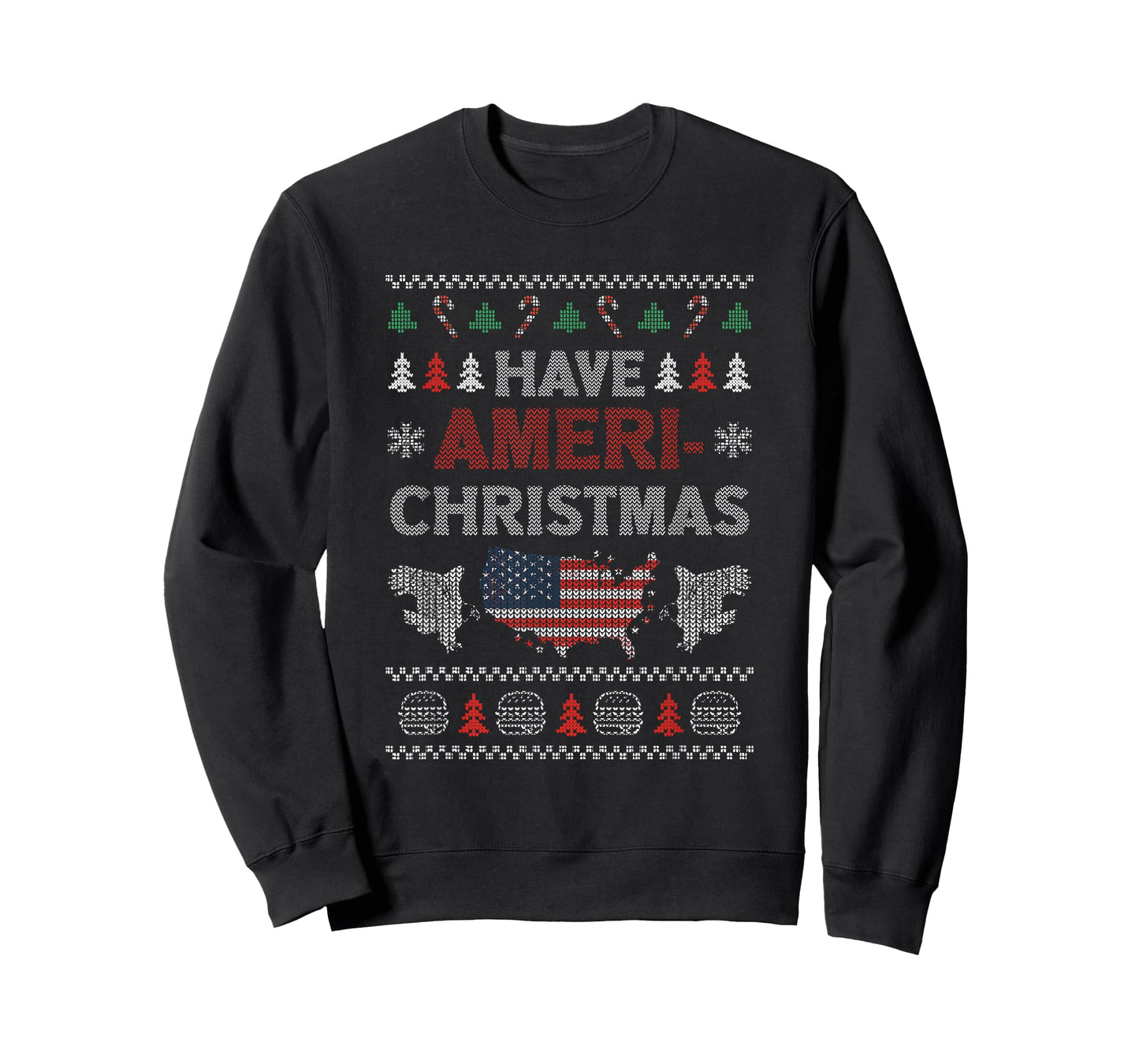 Have Ameri-Christmas Funny USA Patriotic XMAS T-Shirt