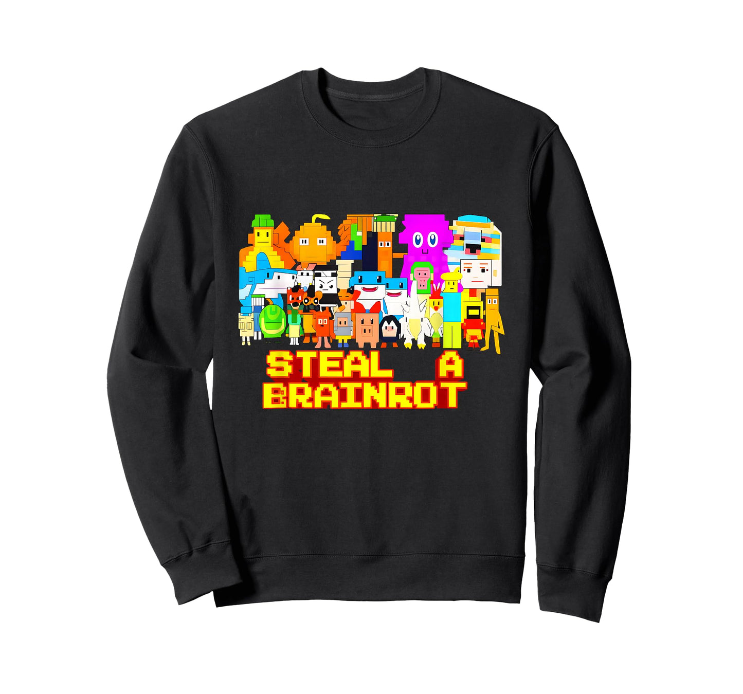 Steal a Brainrot Meme Video Game Kids Gamers T-Shirt