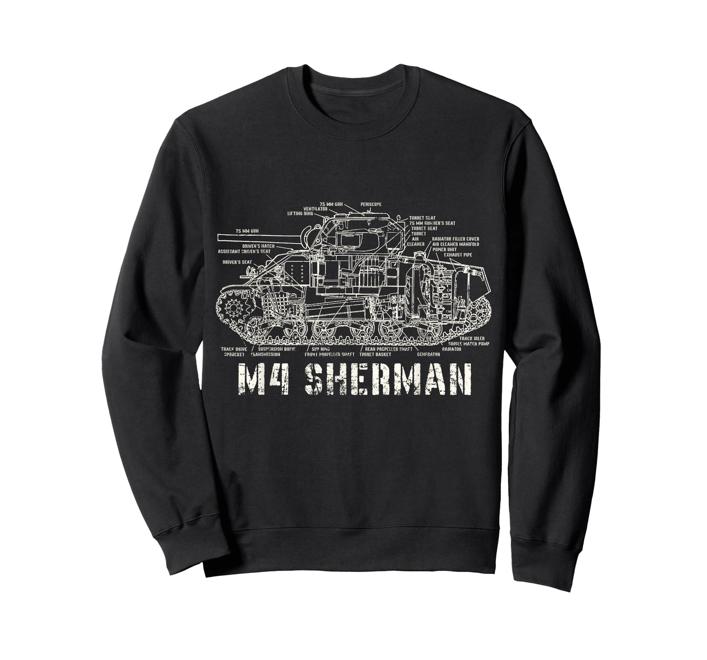 M4 Sherman WWII Army Tank Military T-Shirt