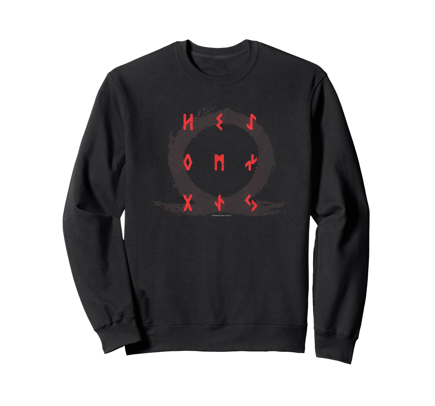 God of War Red Icon with Runes T-shirt T-Shirt